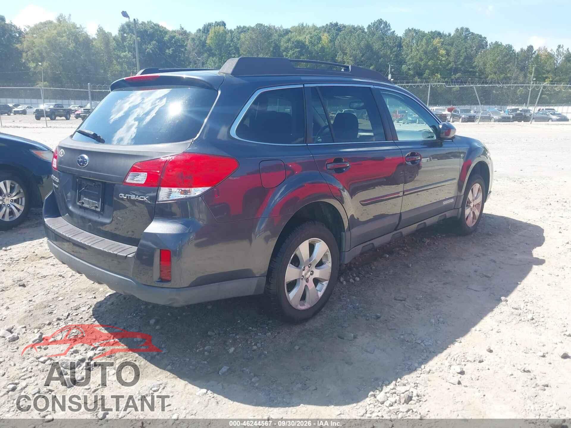 SUBARU OUTBACK 2012 - 4S4BRCCCXC3255503