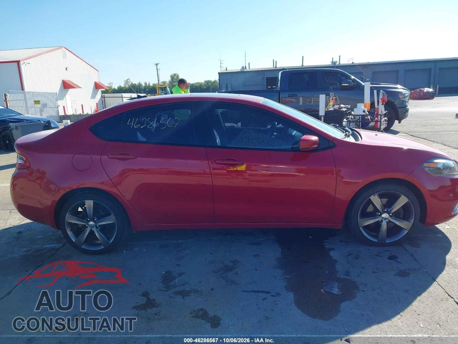 DODGE DART 2015 - 1C3CDFEB8FD187363