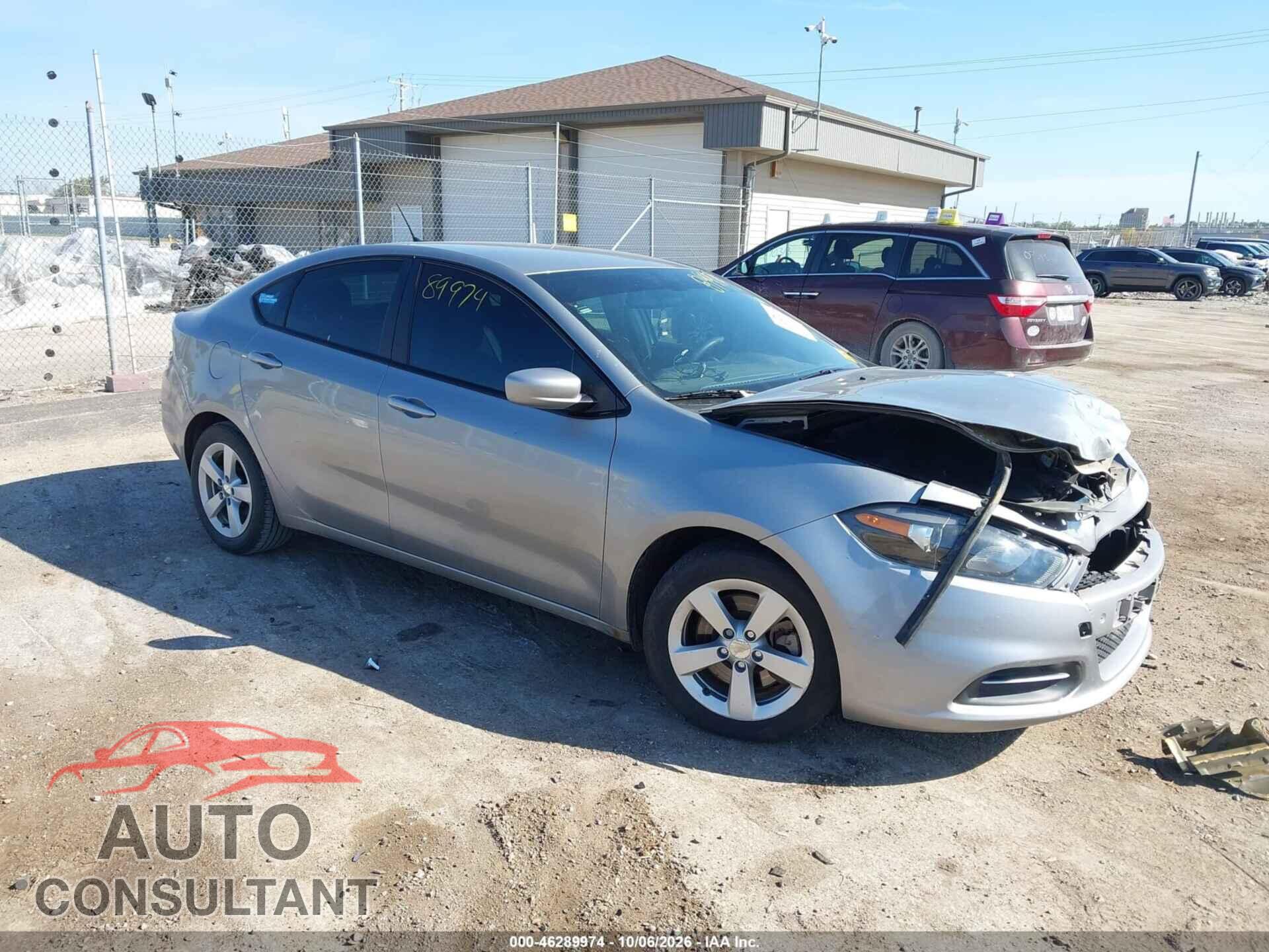 DODGE DART 2015 - 1C3CDFBB9FD132330