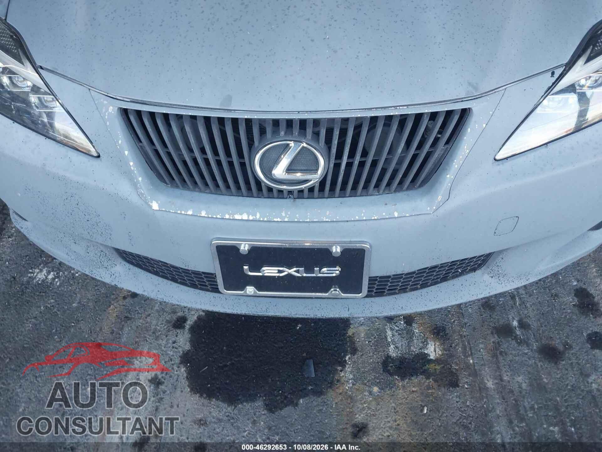 LEXUS IS 250 2010 - JTHBF5C24A5122087