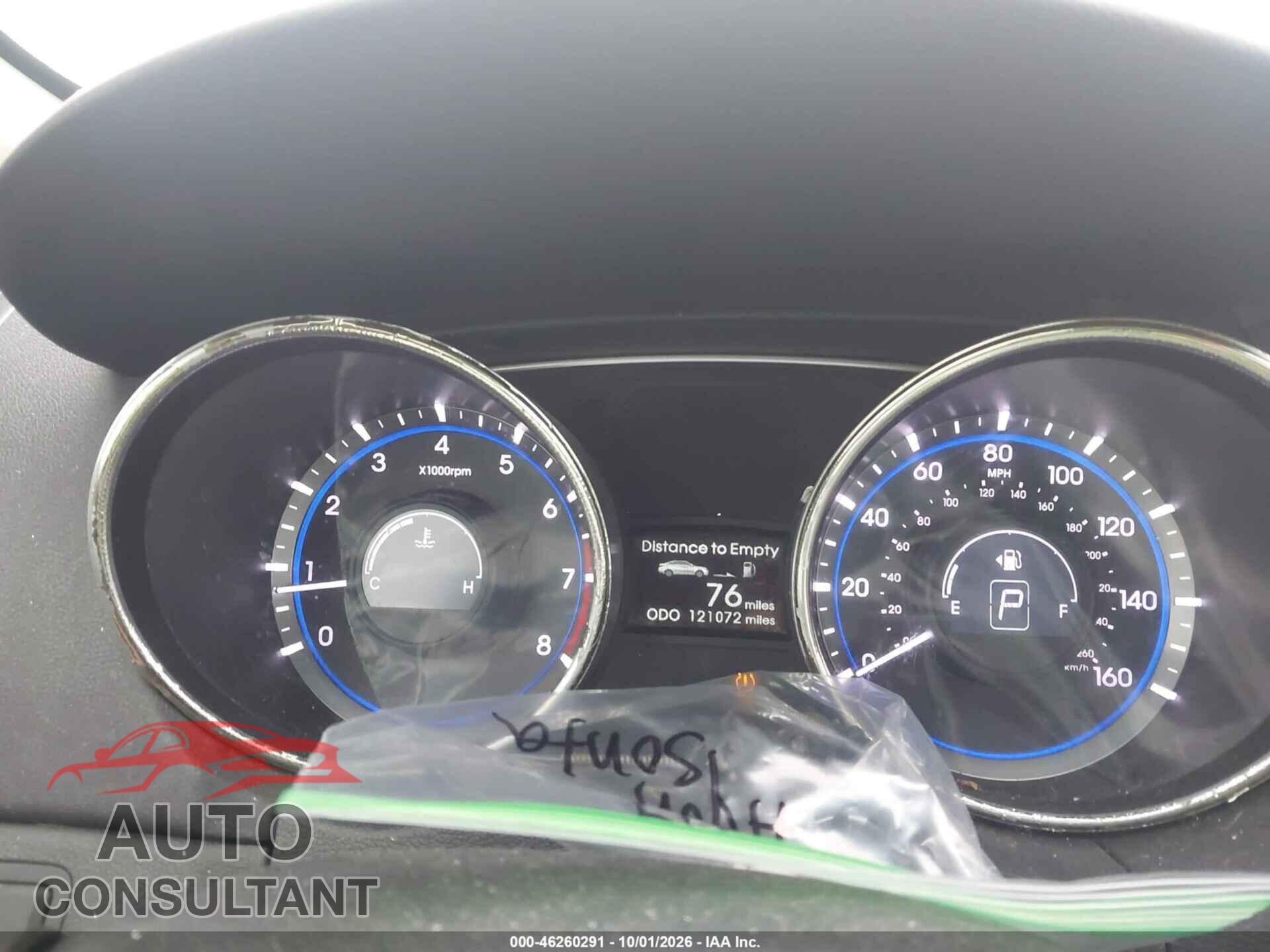 HYUNDAI SONATA 2012 - 5NPEC4ACXCH377486