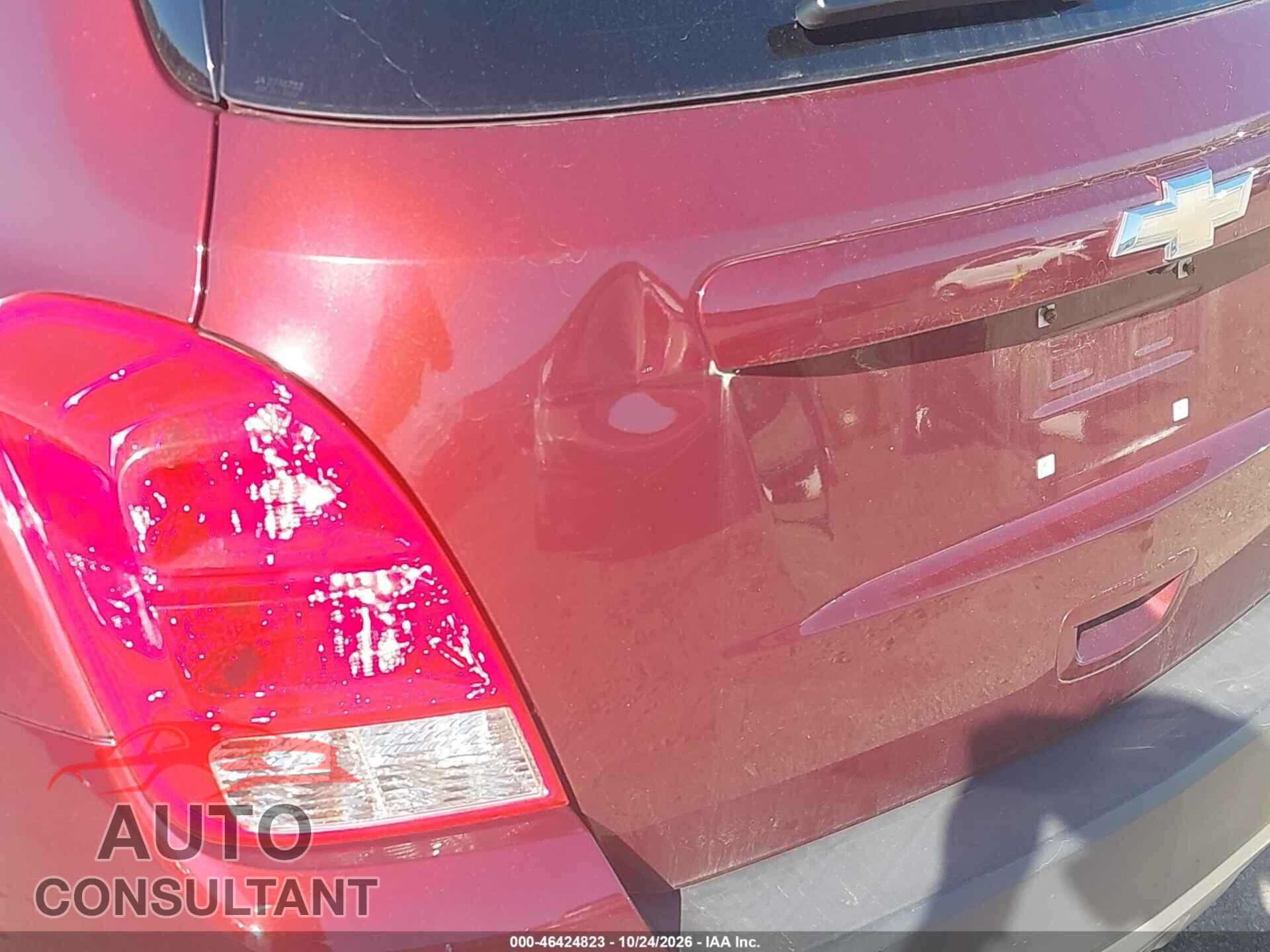CHEVROLET TRAX 2016 - 3GNCJPSB7GL241382