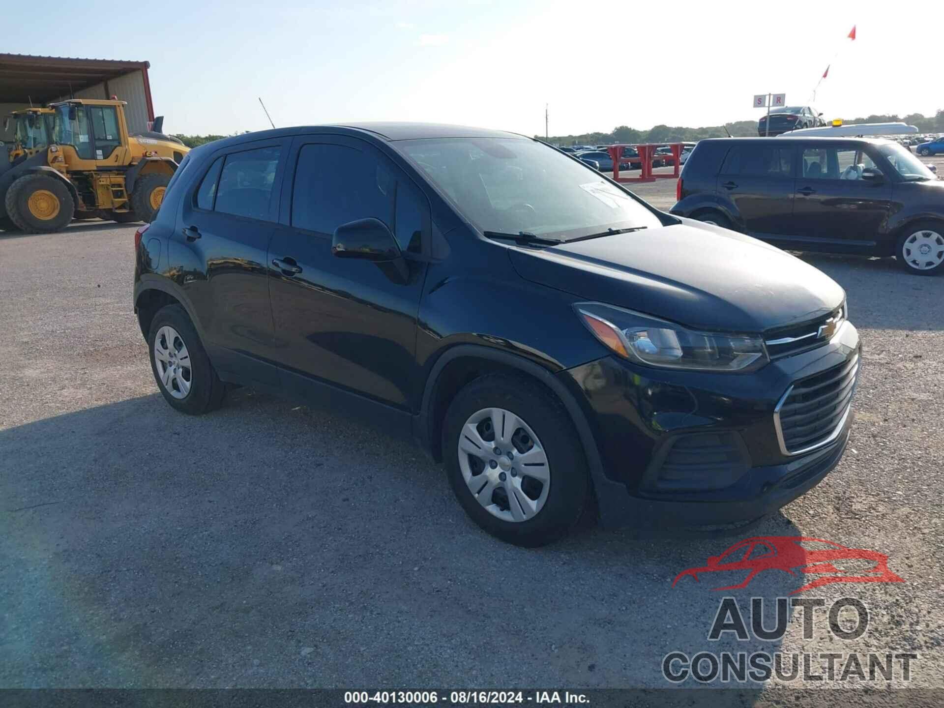 CHEVROLET TRAX 2017 - 3GNCJKSB6HL214405