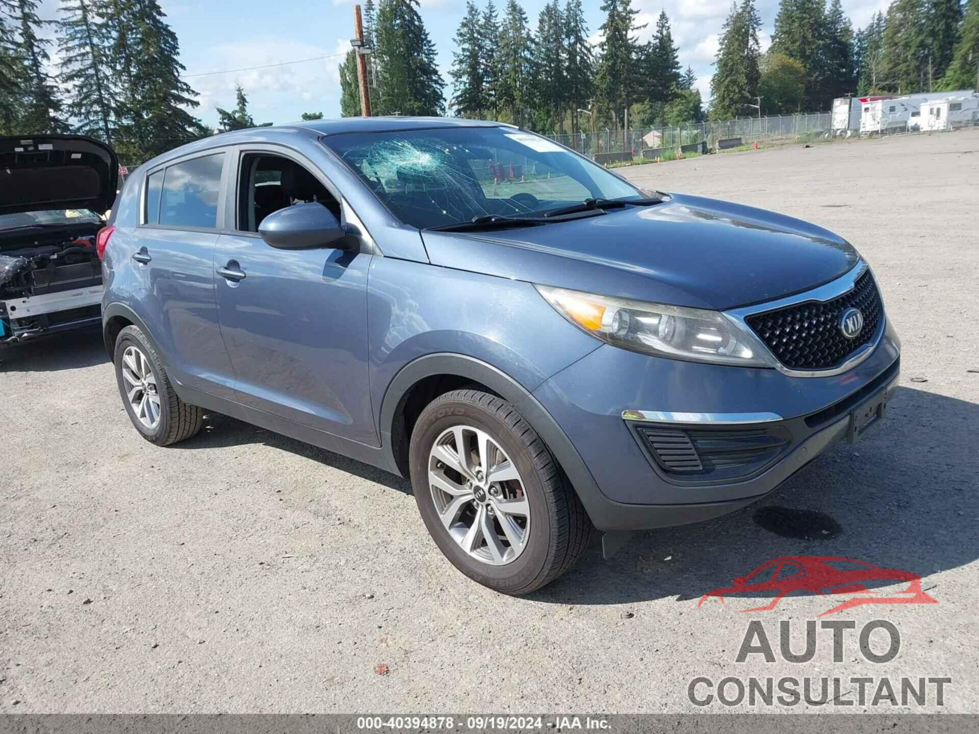 KIA SPORTAGE 2016 - KNDPB3AC7G7866587