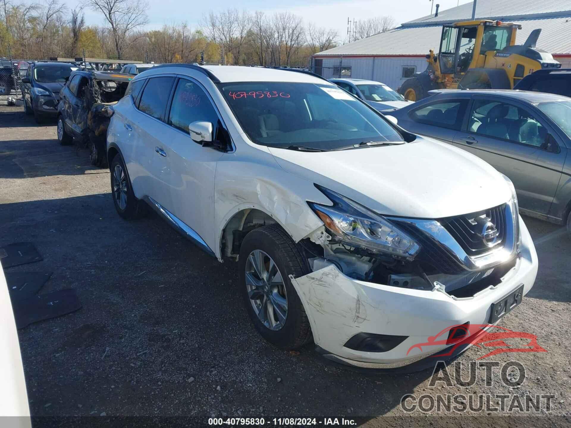 NISSAN MURANO 2017 - 5N1AZ2MH1HN104514