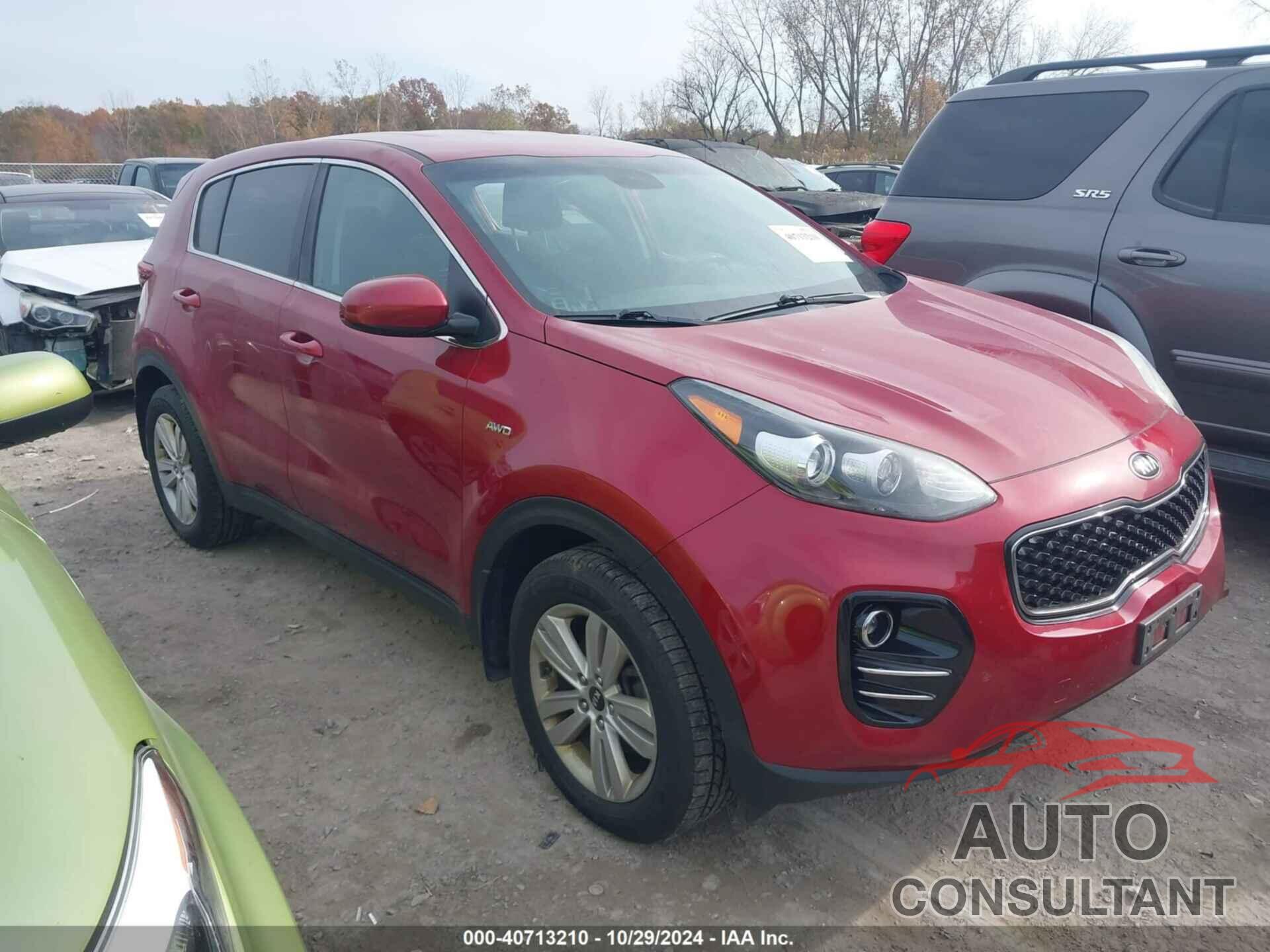 KIA SPORTAGE 2018 - KNDPMCAC5J7346907