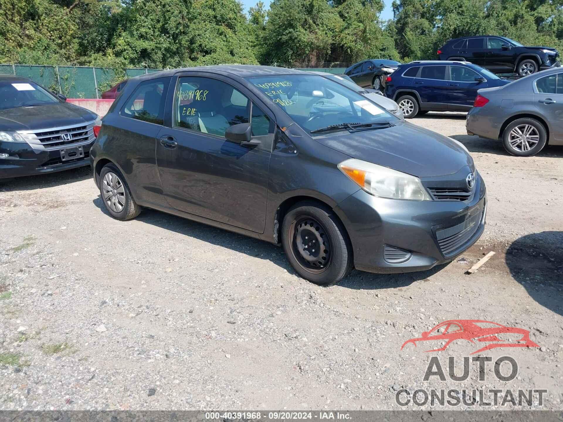 TOYOTA YARIS 2013 - JTDJTUD34DD562392