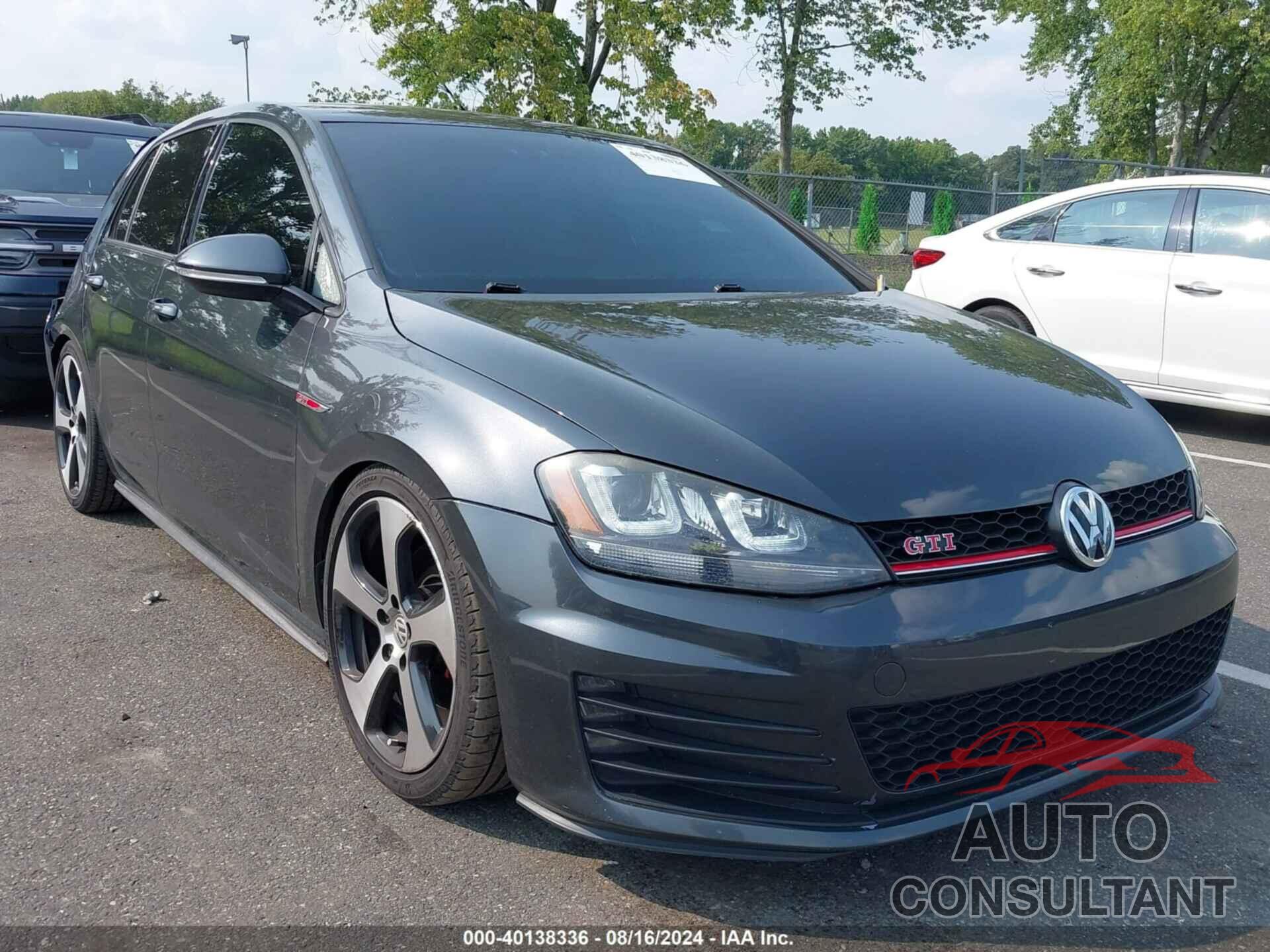 VOLKSWAGEN GOLF GTI 2017 - 3VW4T7AU5HM072692