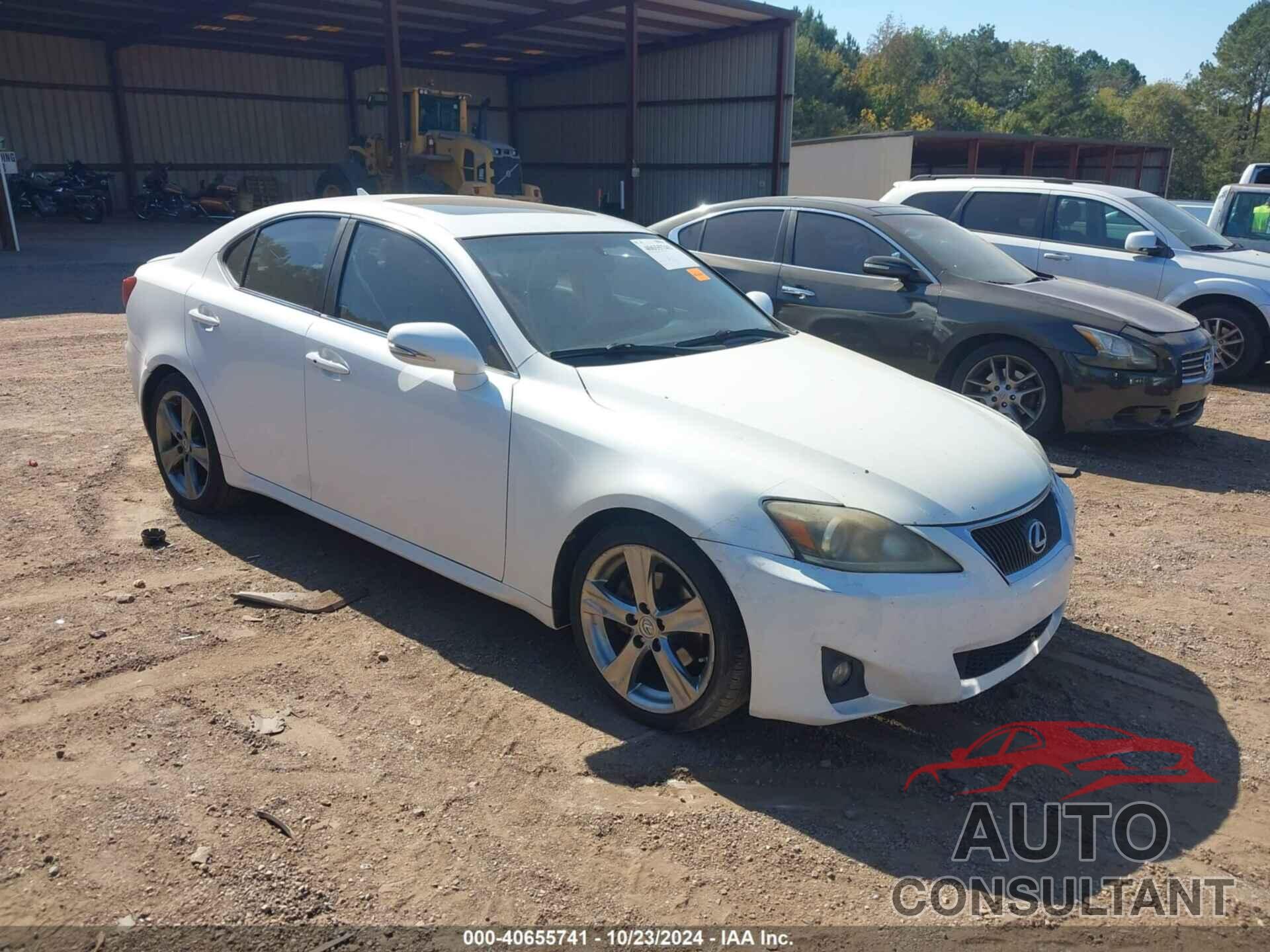 LEXUS IS 250 2011 - JTHBF5C21B2101619