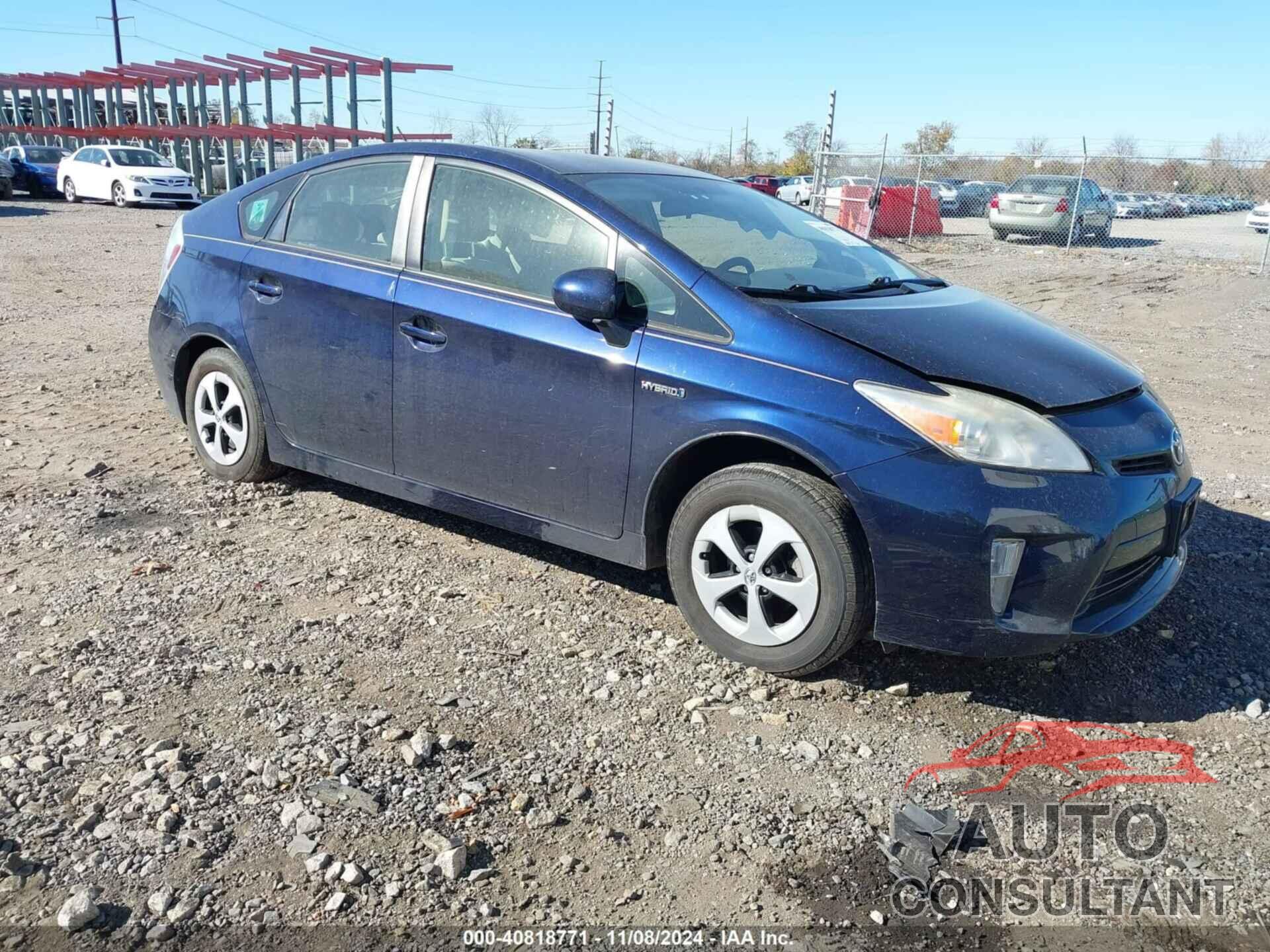 TOYOTA PRIUS 2012 - JTDKN3DU2C0335192