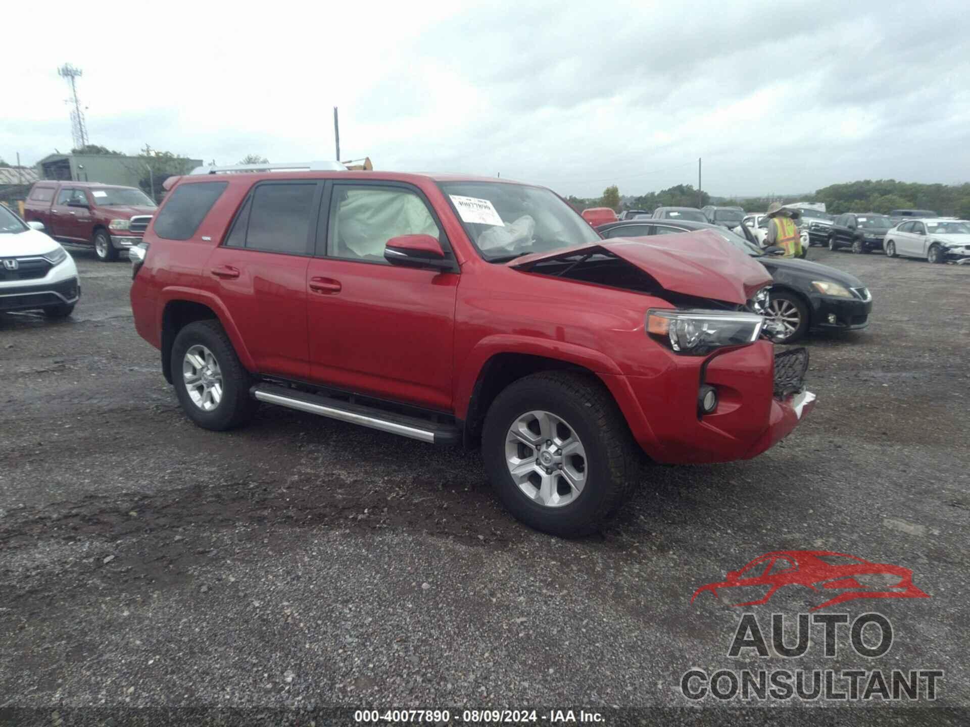 TOYOTA 4RUNNER 2016 - JTEBU5JR5G5353334