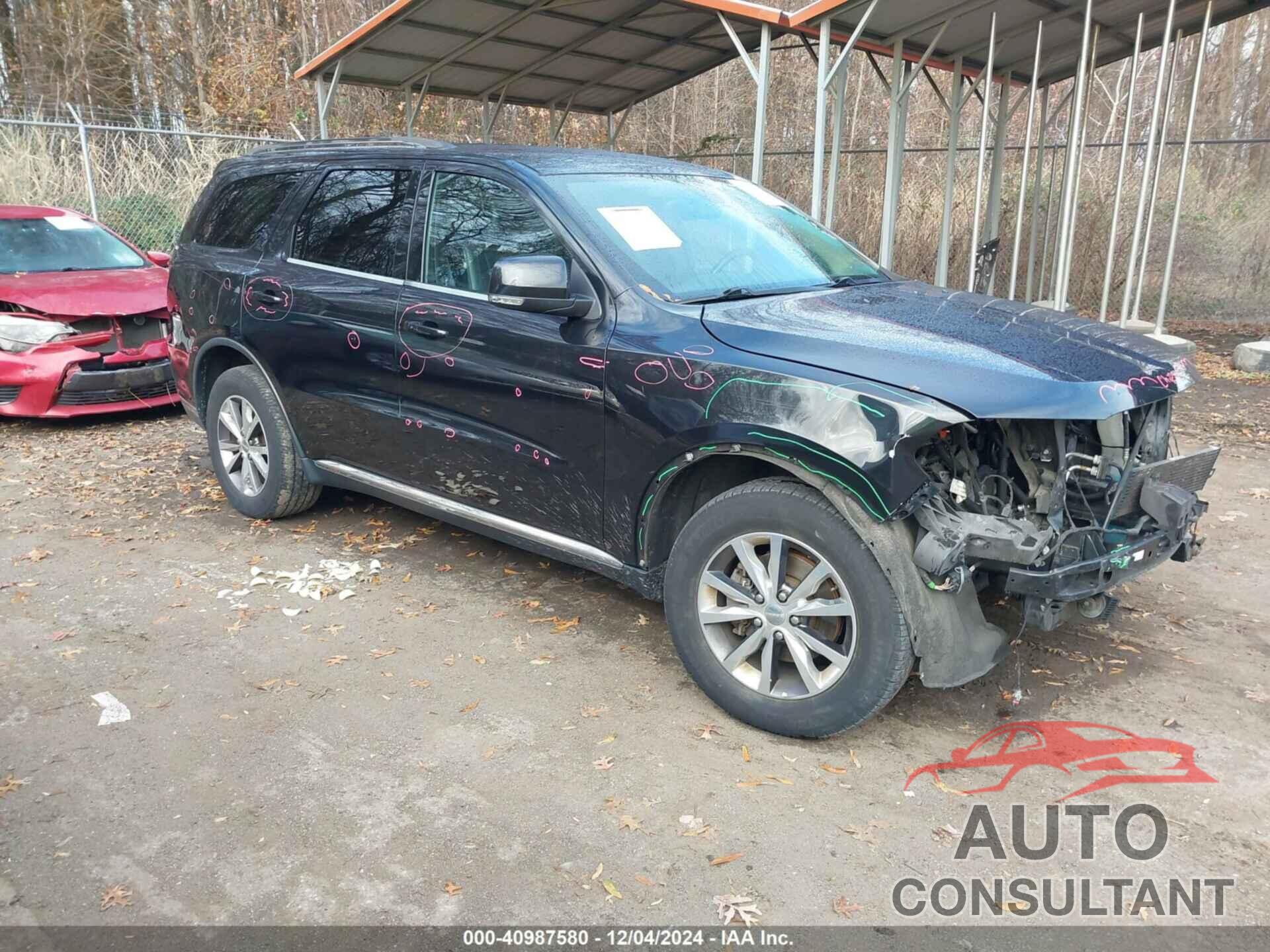 DODGE DURANGO 2016 - 1C4RDJDGXGC353590