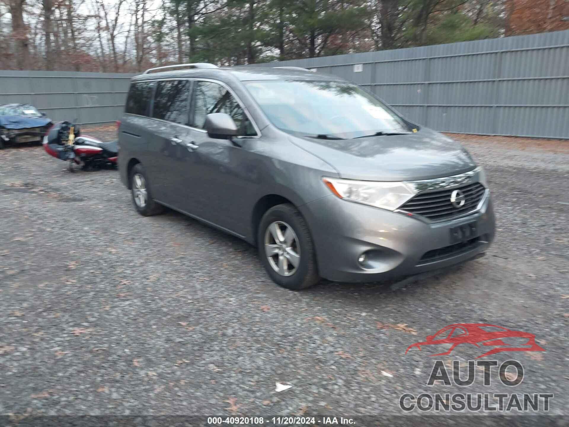 NISSAN QUEST 2016 - JN8AE2KP1G9154576
