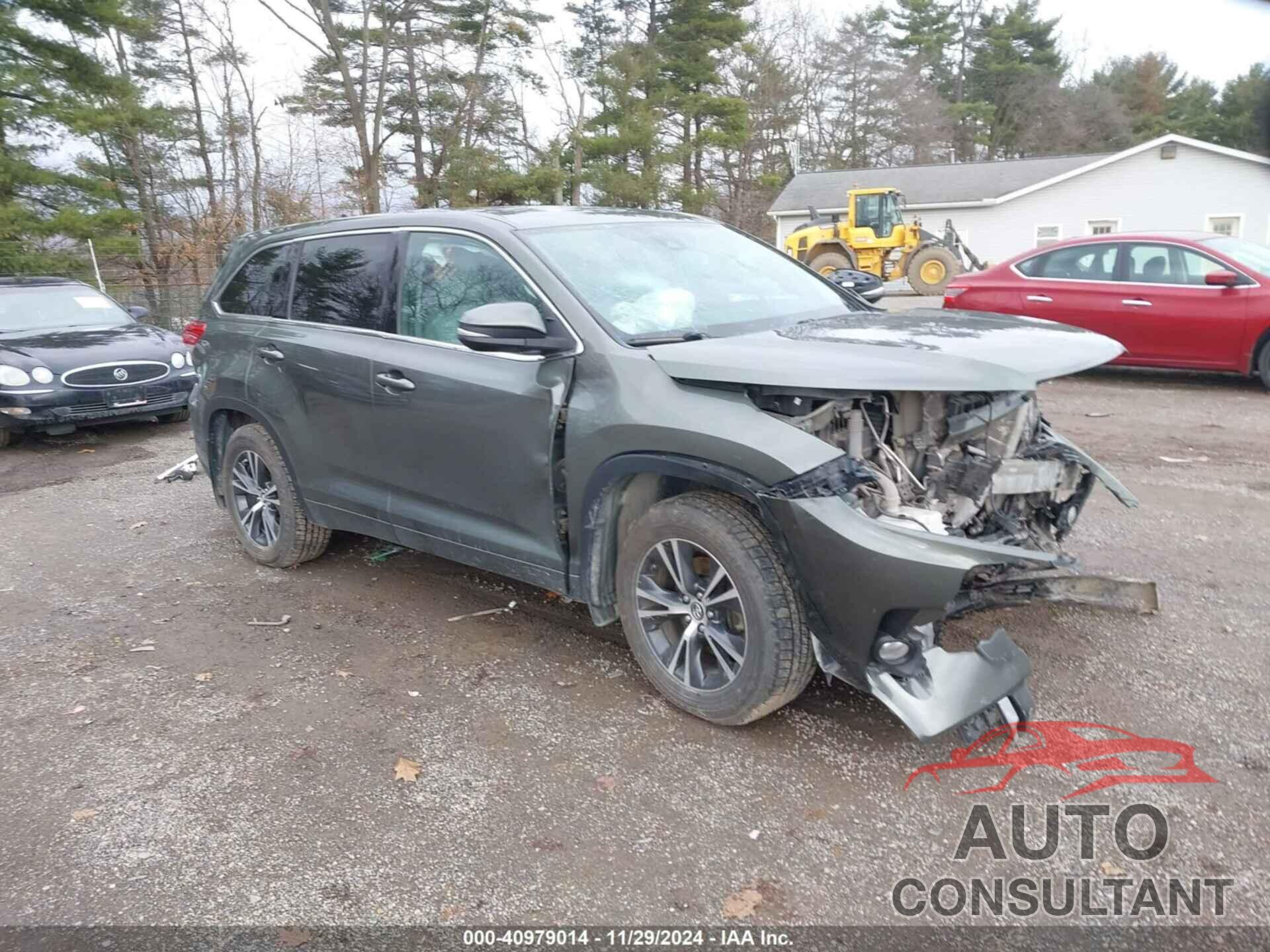 TOYOTA HIGHLANDER 2018 - 5TDBZRFH6JS847880