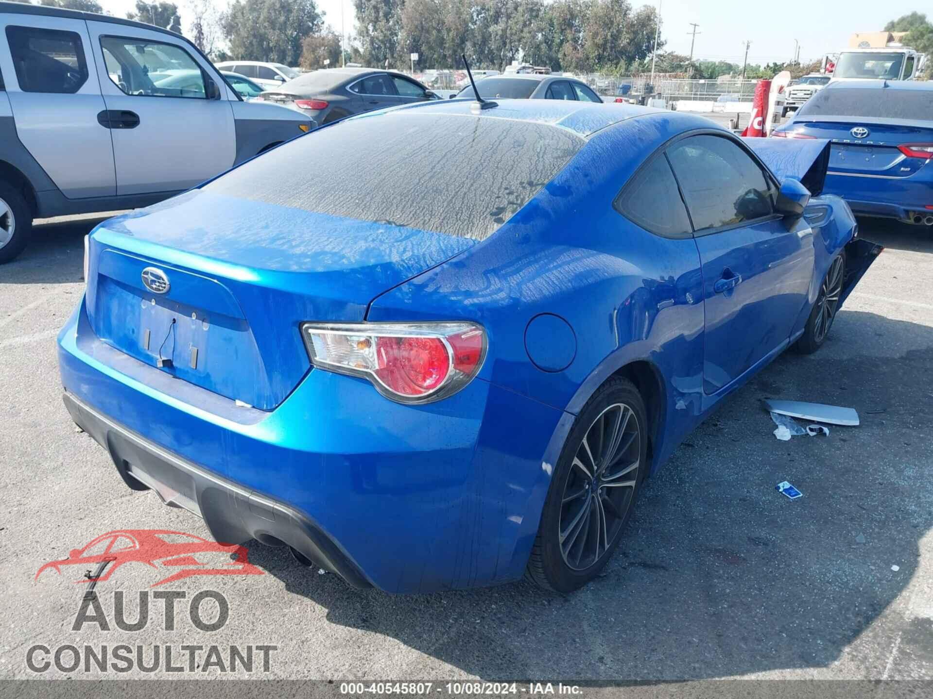 SUBARU BRZ 2014 - JF1ZCAB10E9605252