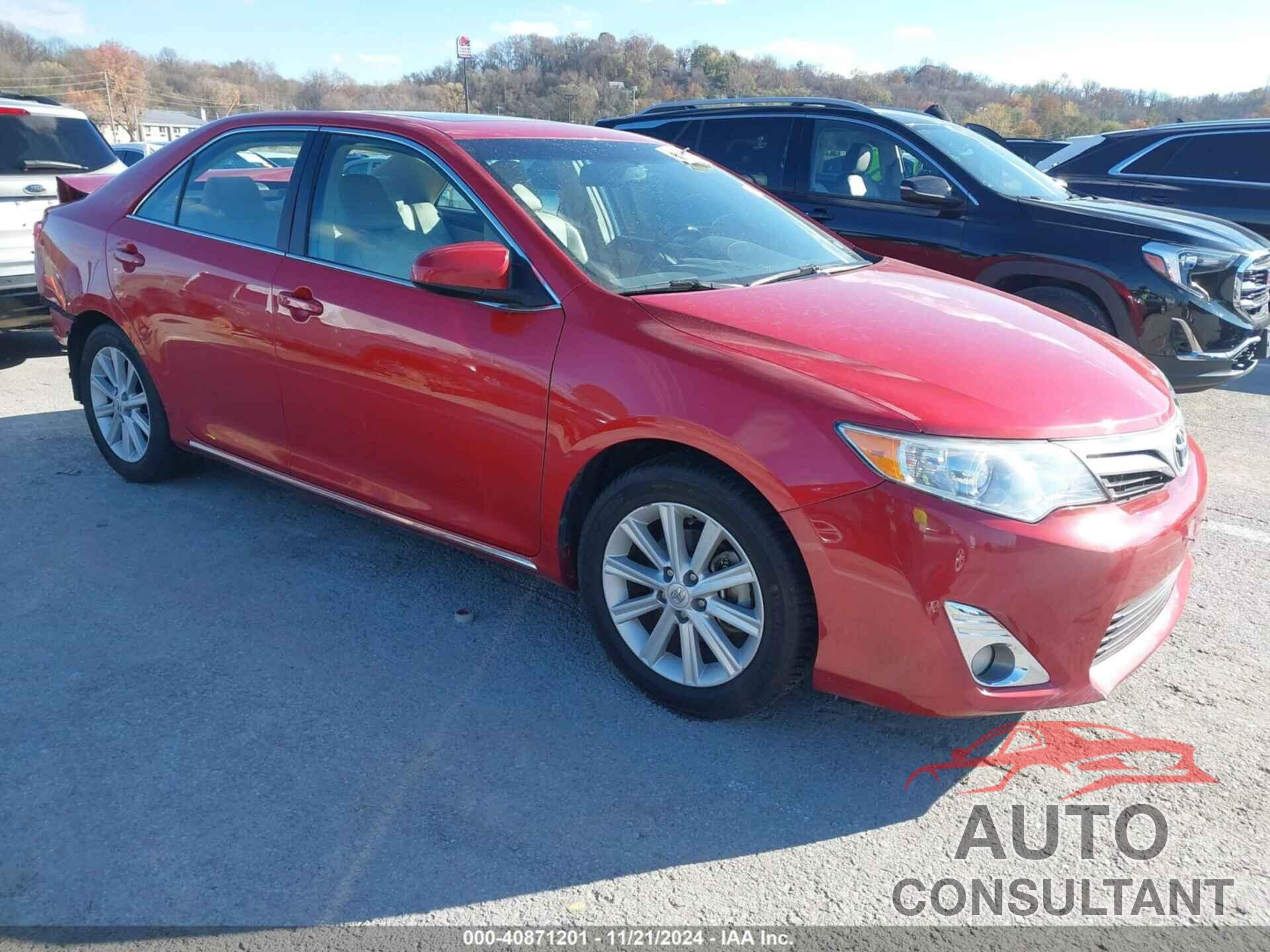 TOYOTA CAMRY 2012 - 4T4BF1FK5CR182914