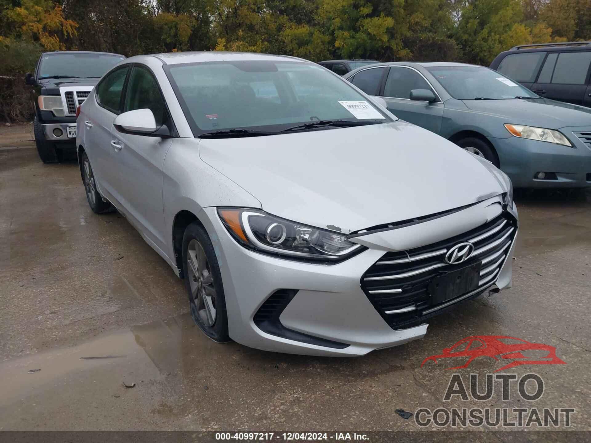 HYUNDAI ELANTRA 2018 - 5NPD84LF9JH298652