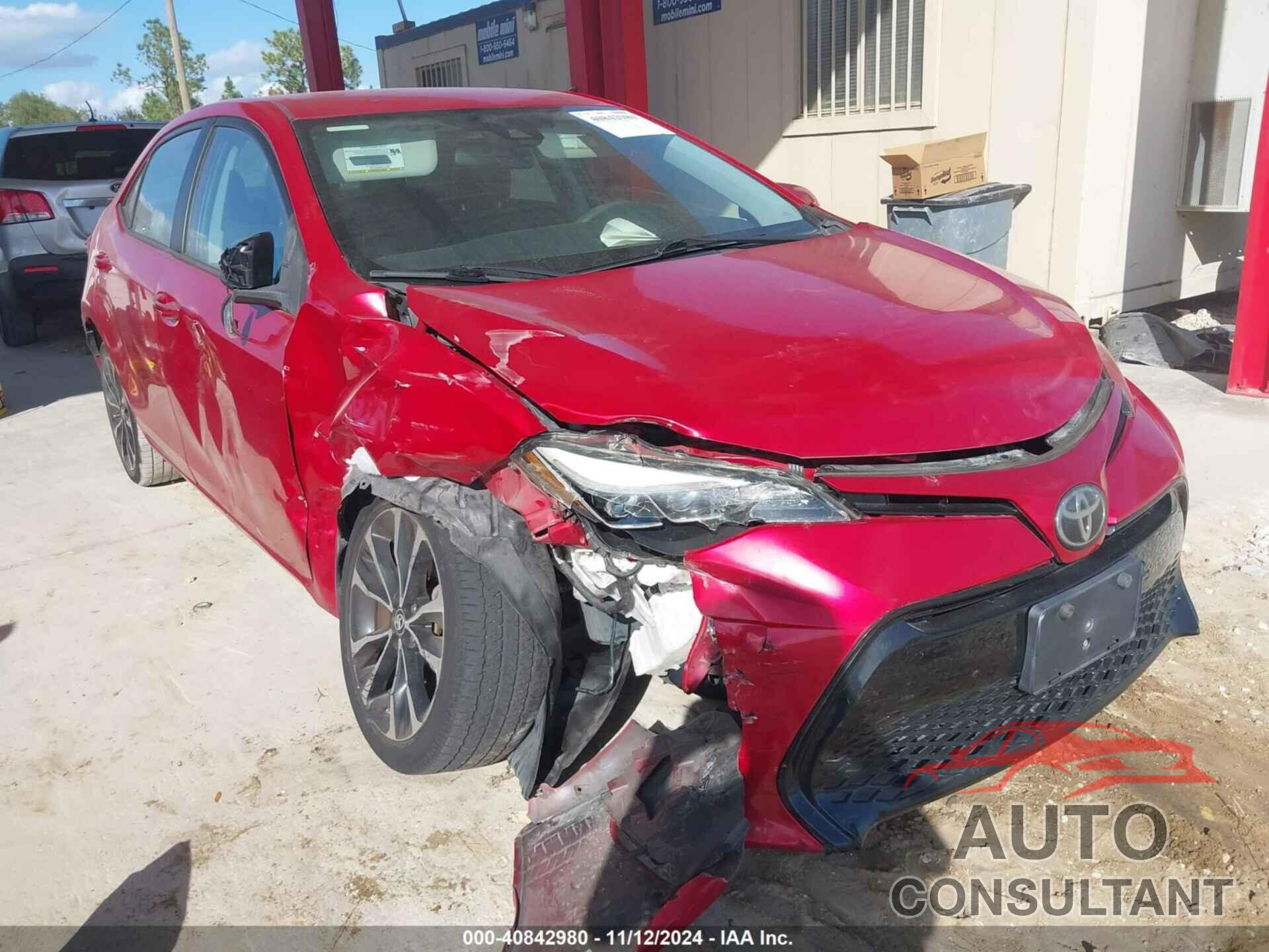 TOYOTA COROLLA 2017 - 2T1BURHE8HC796192