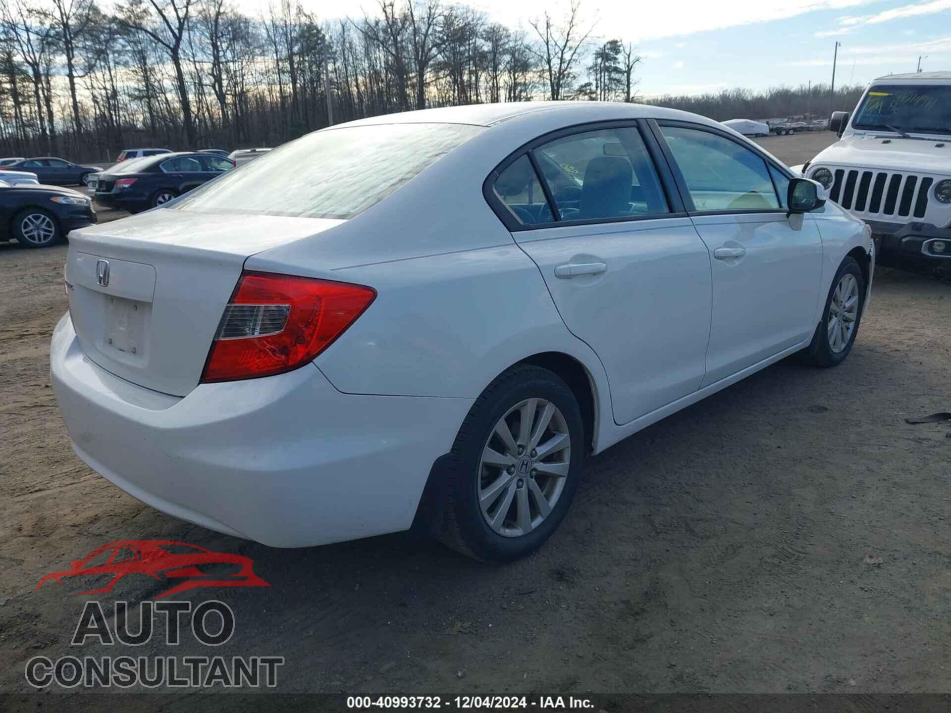 HONDA CIVIC 2012 - 2HGFB2F89CH593310