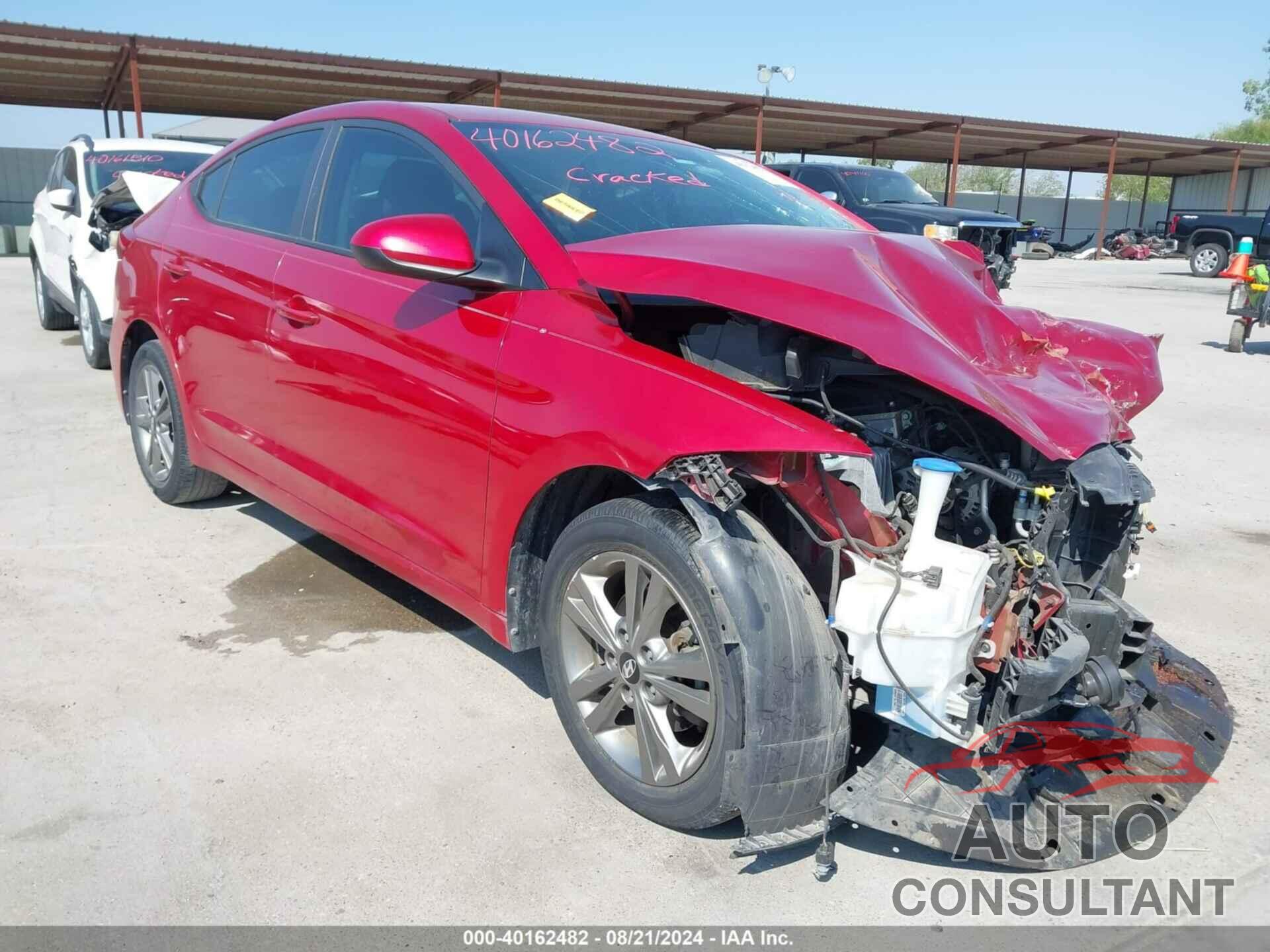 HYUNDAI ELANTRA 2017 - 5NPD84LF8HH043985