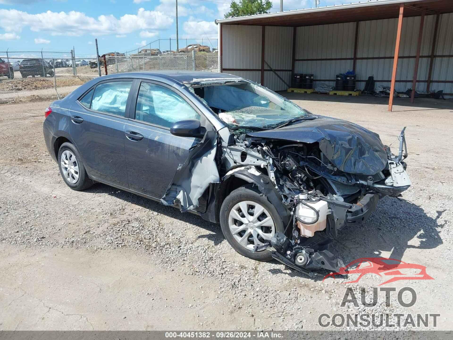 TOYOTA COROLLA 2016 - 2T1BURHE2GC721731