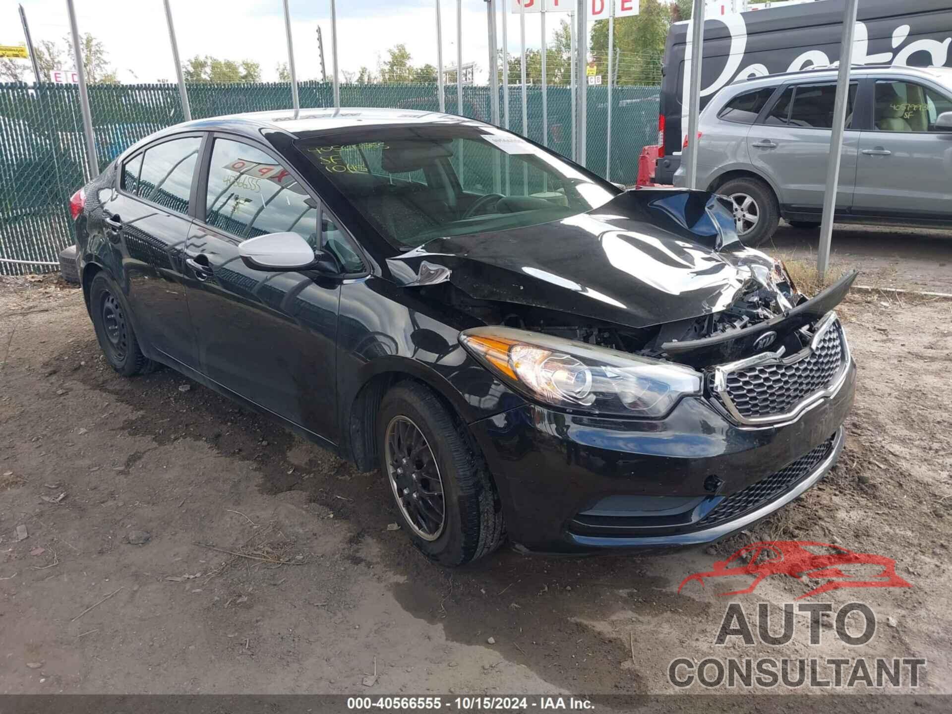 KIA FORTE 2016 - KNAFK4A62G5507099