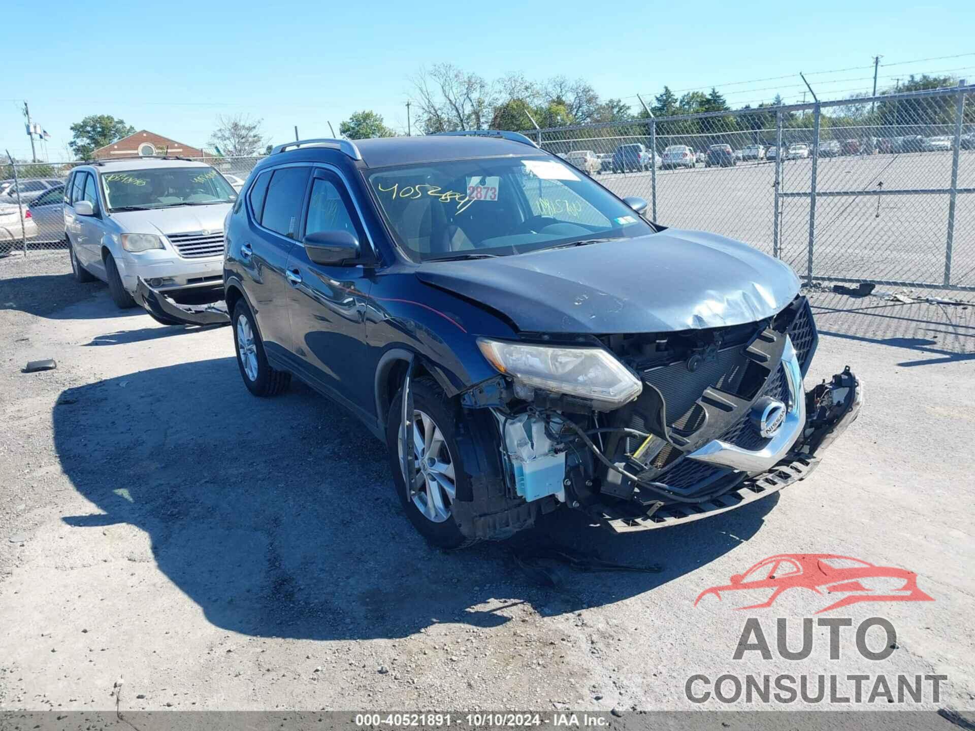 NISSAN ROGUE 2016 - KNMAT2MV7GP631956