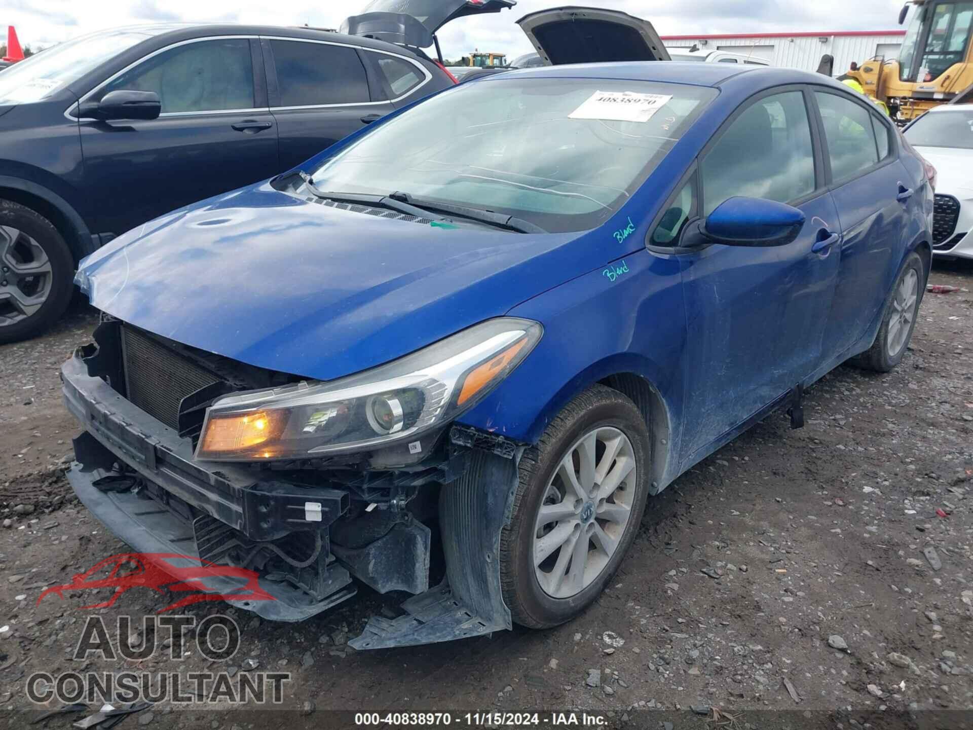 KIA FORTE 2017 - 3KPFL4A76HE102829