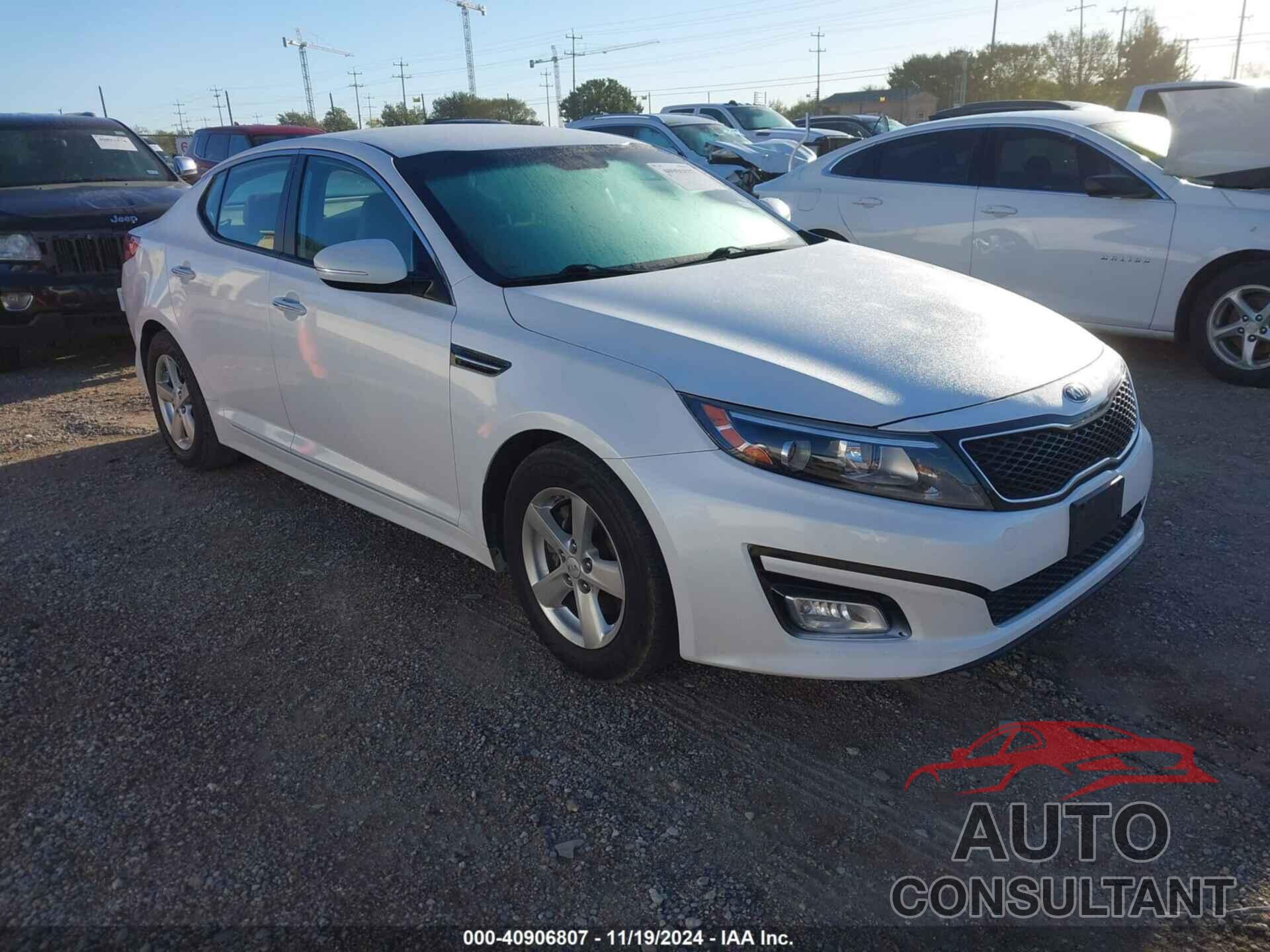 KIA OPTIMA 2015 - KNAGM4A72F5642377