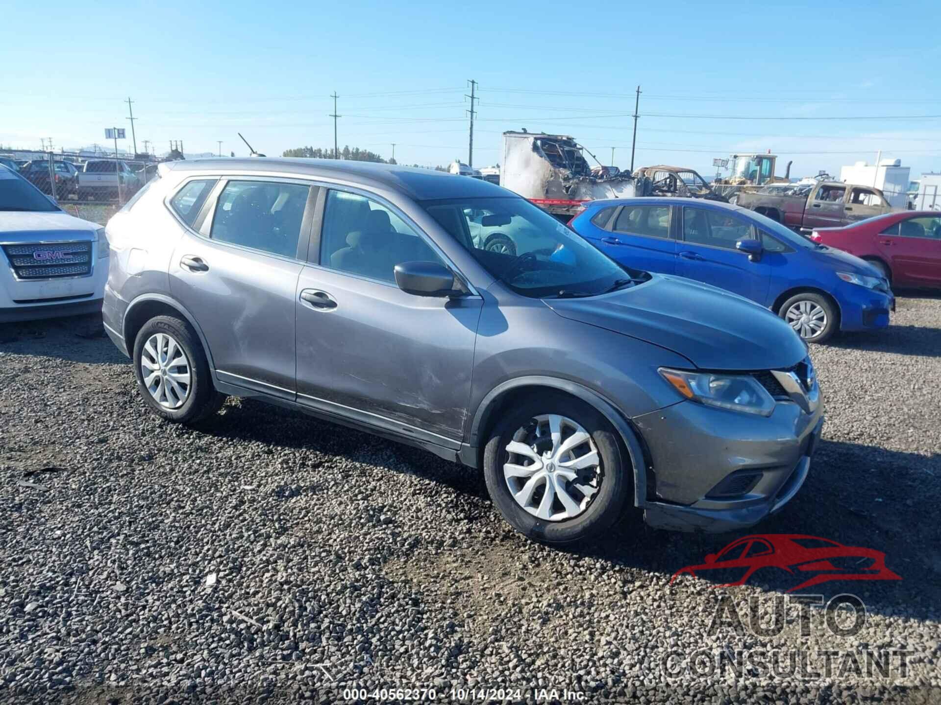 NISSAN ROGUE 2016 - KNMAT2MV6GP669212