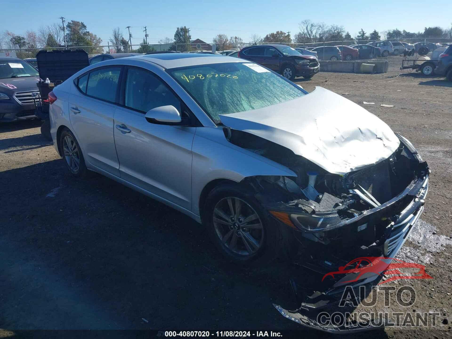 HYUNDAI ELANTRA 2017 - 5NPD84LF3HH196922