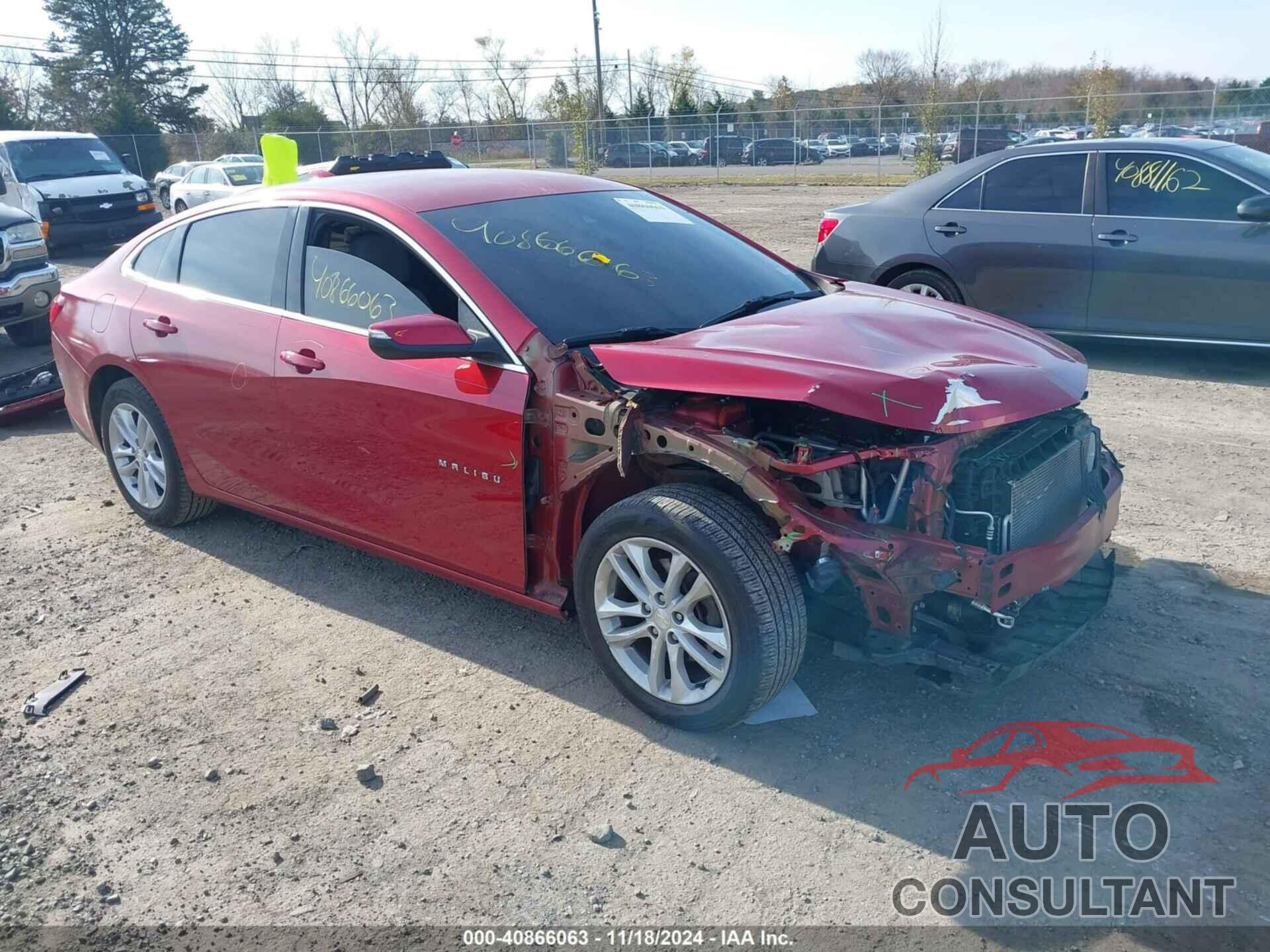 CHEVROLET MALIBU 2016 - 1G1ZE5ST3GF185190