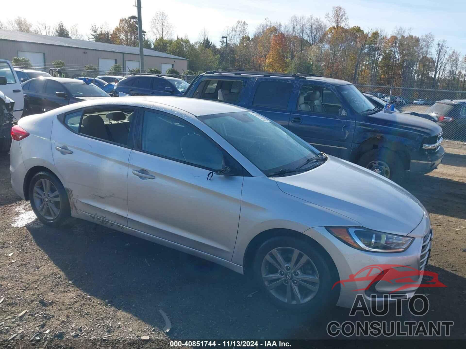 HYUNDAI ELANTRA 2018 - 5NPD84LF0JH365557