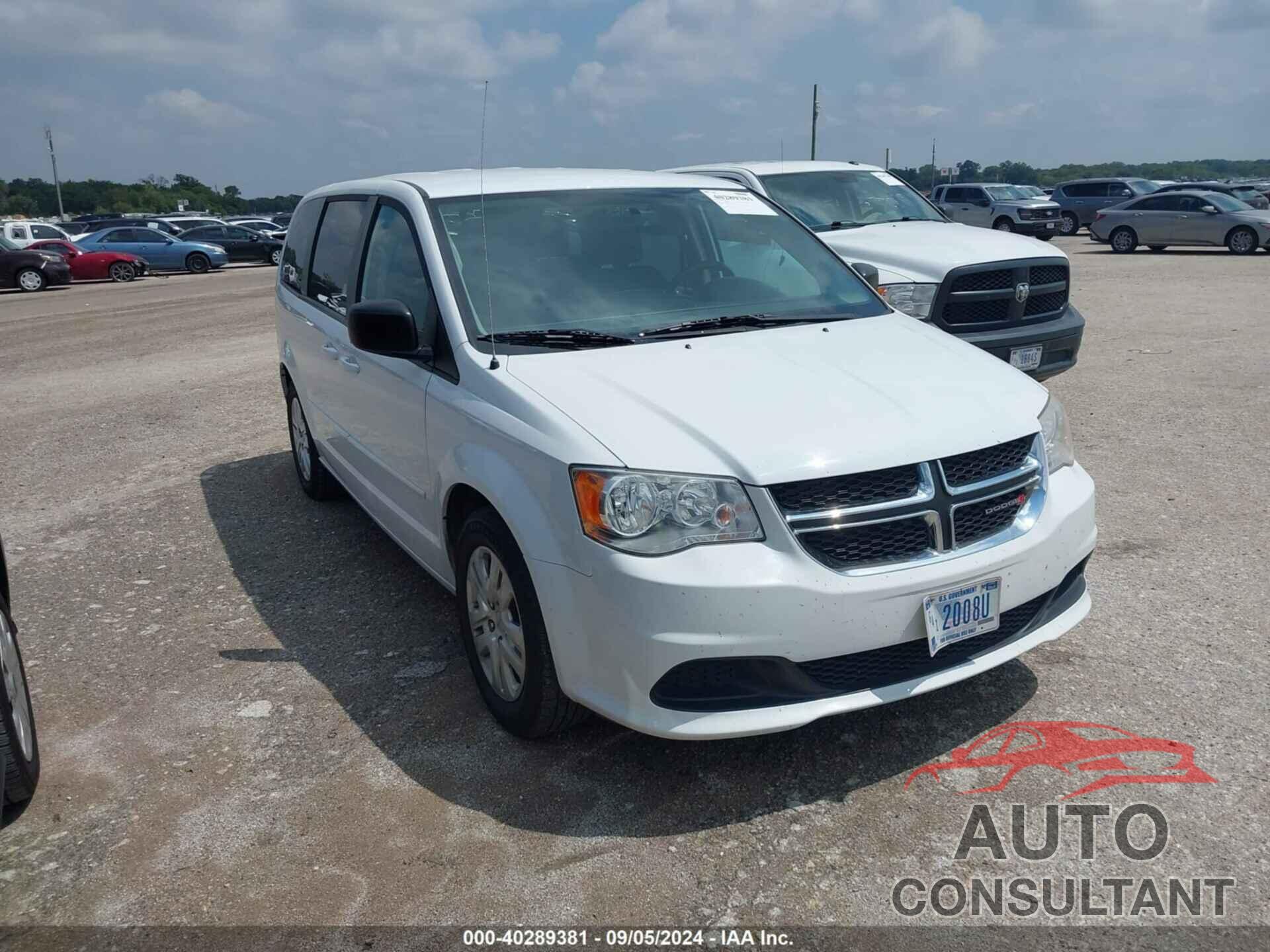 DODGE GRAND CARAVAN 2017 - 2C4RDGBG8HR780488