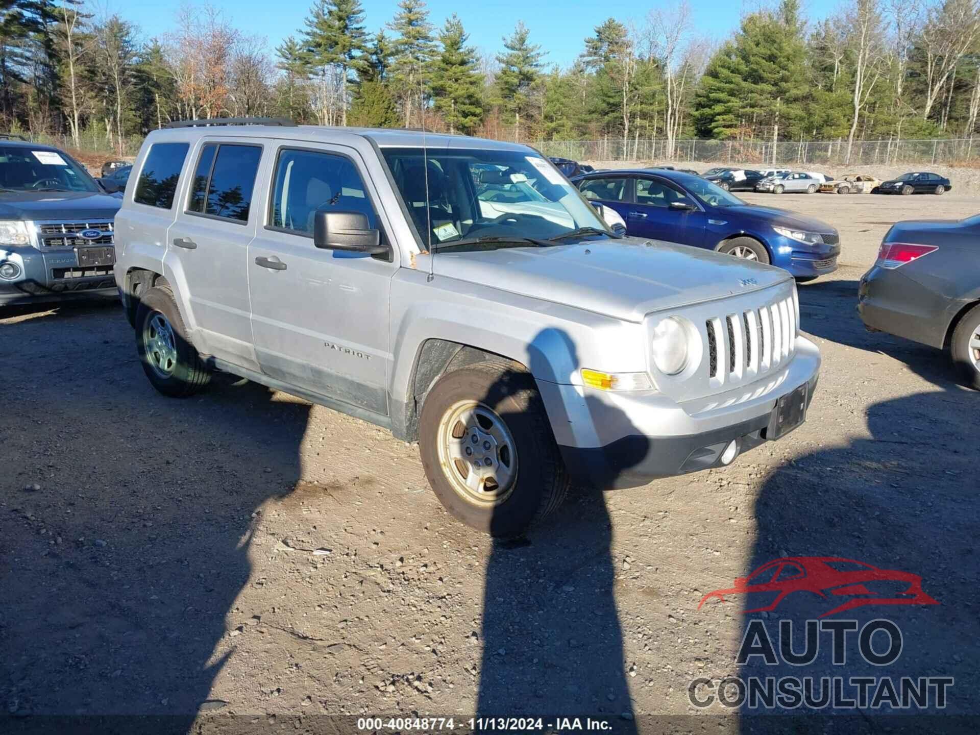 JEEP PATRIOT 2011 - 1J4NT1GA0BD122865