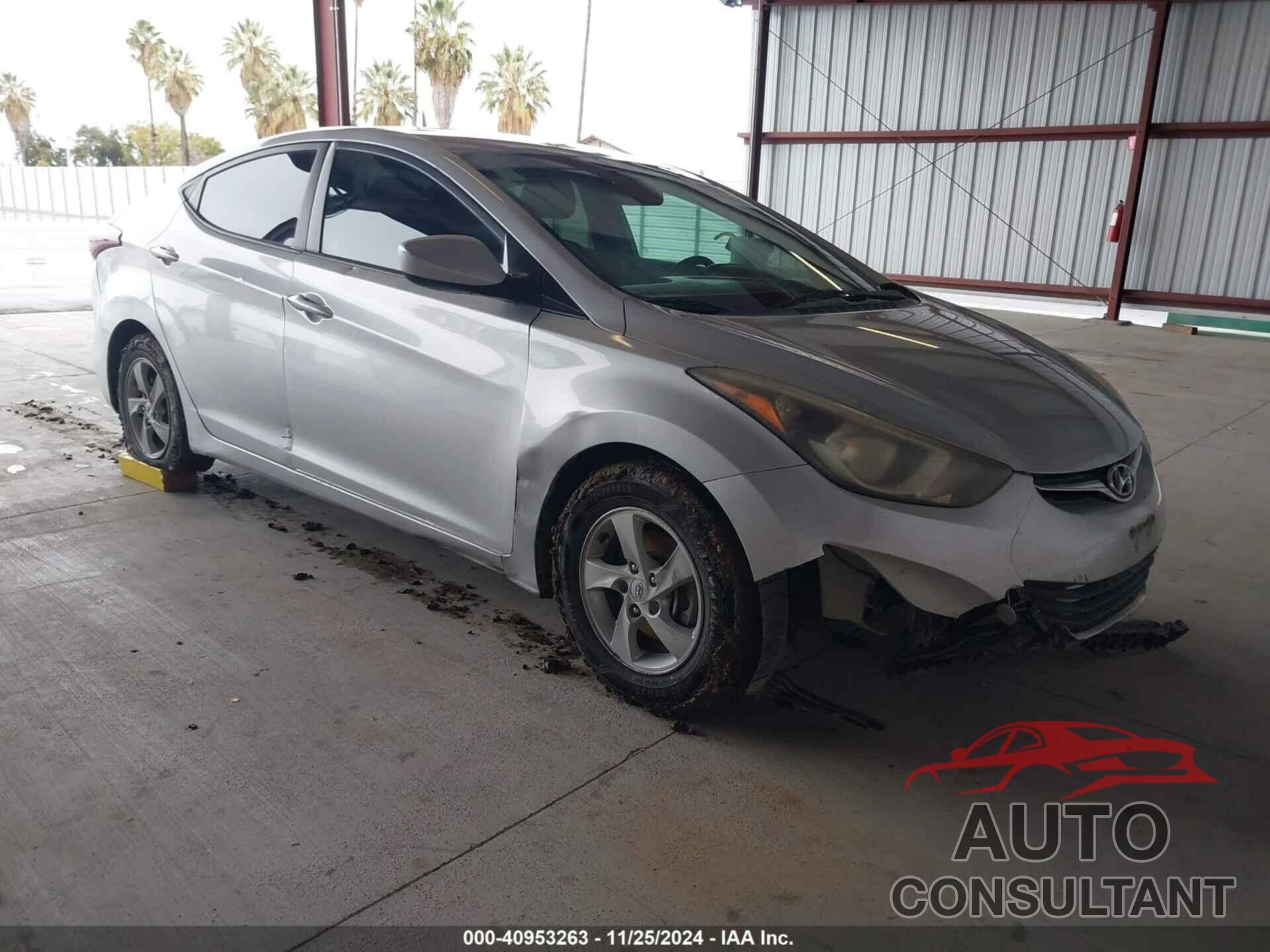 HYUNDAI ELANTRA 2014 - KMHDH4AEXEU116149