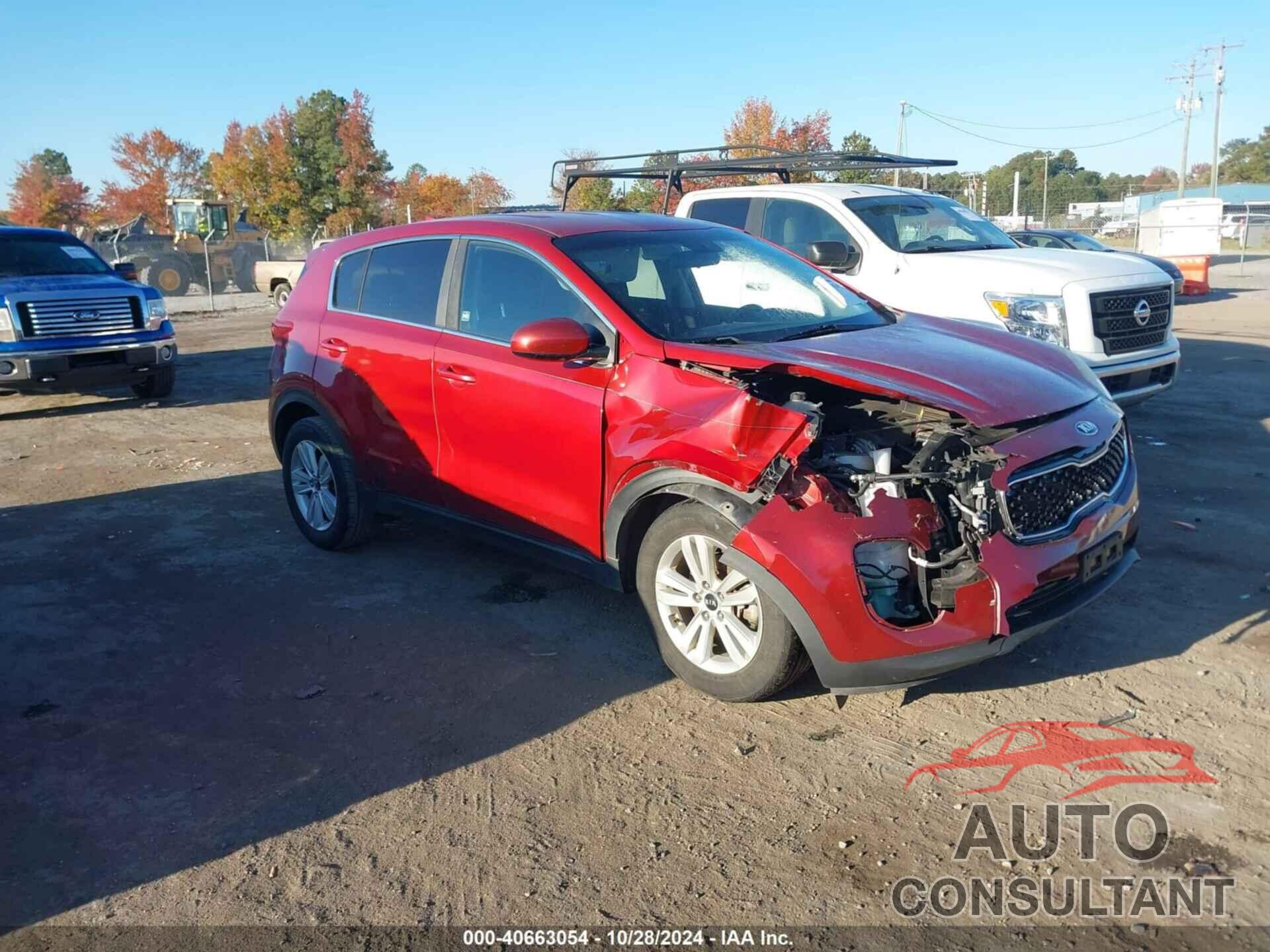 KIA SPORTAGE 2017 - KNDPM3AC5H7295094