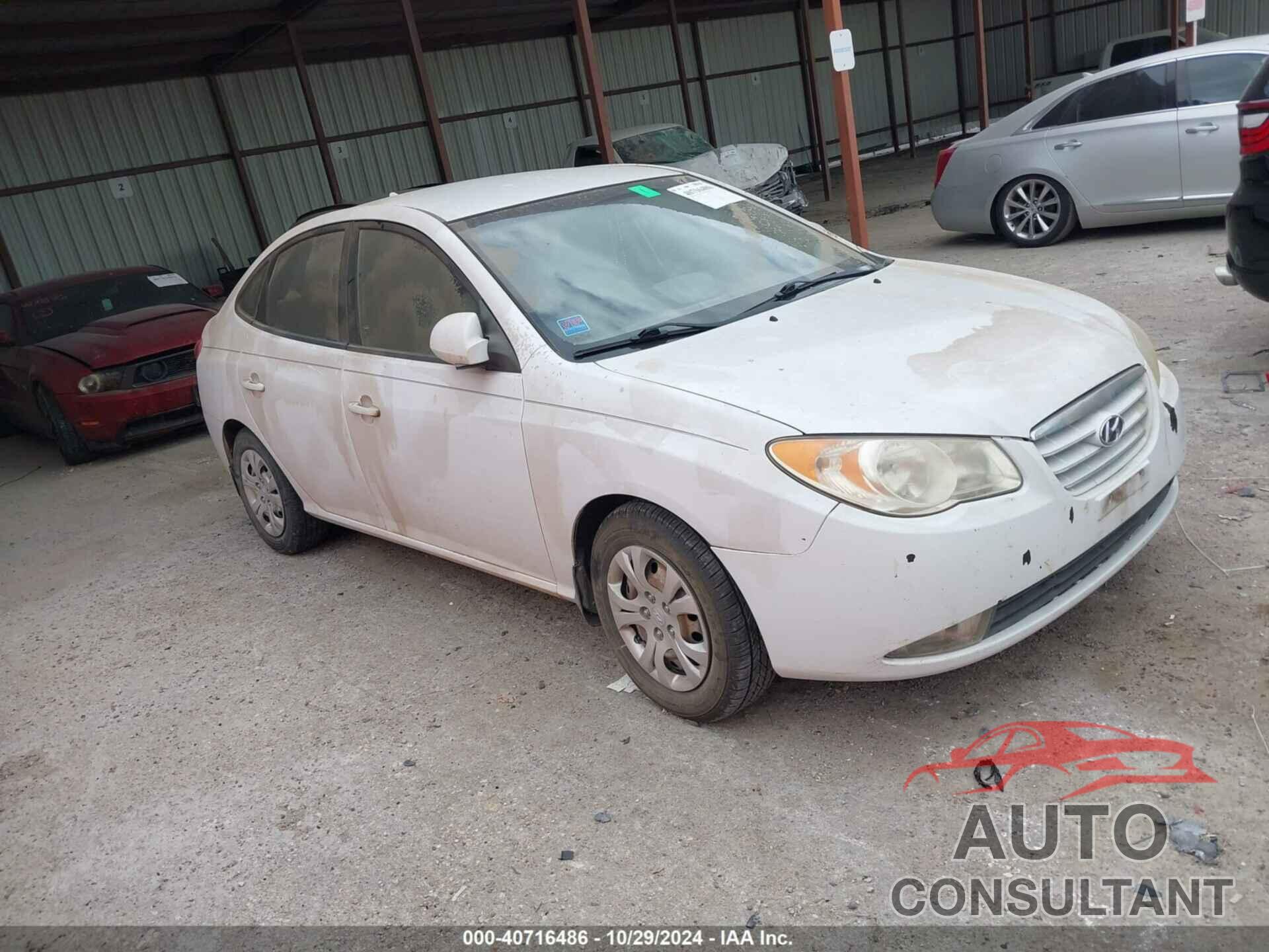 HYUNDAI ELANTRA 2010 - KMHDU4AD0AU036534