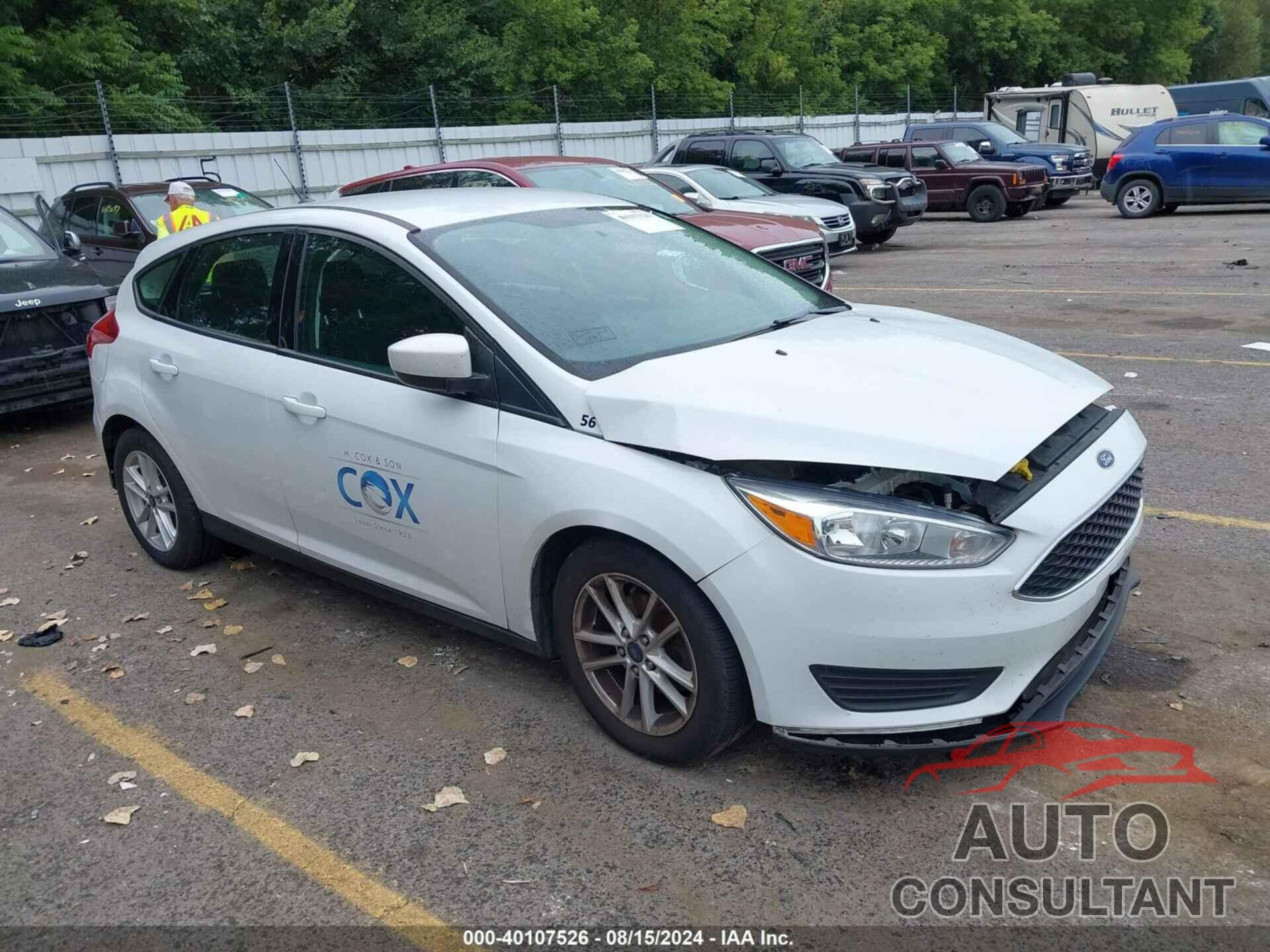 FORD FOCUS 2018 - 1FADP3K25JL331871