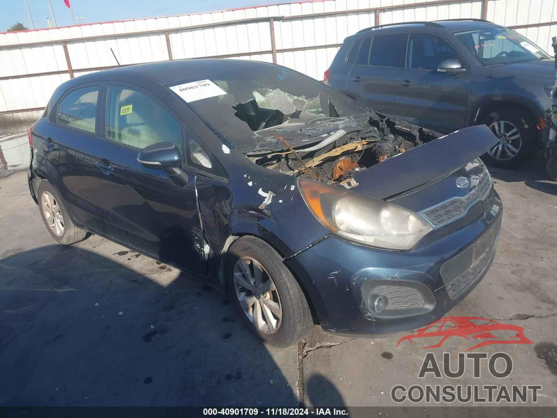 KIA RIO5 2012 - KNADN5A36C6061487