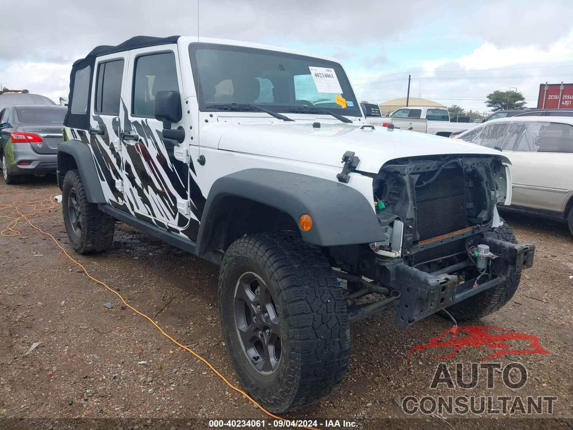 JEEP WRANGLER JK UNLIMITED 2018 - 1C4BJWDG6JL865264