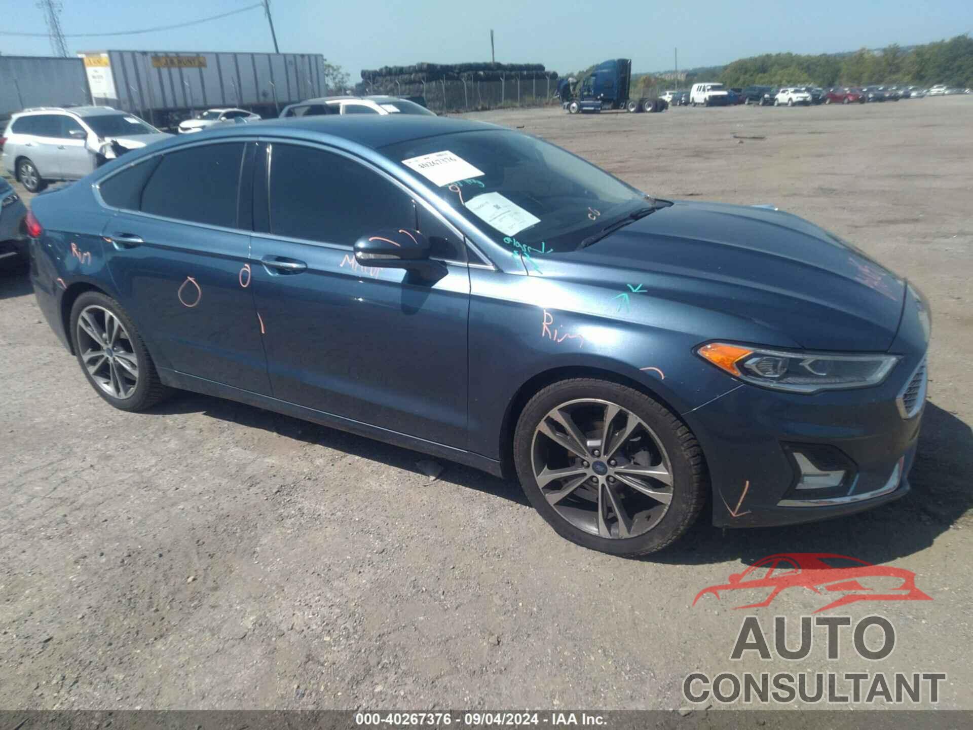 FORD FUSION 2019 - 3FA6P0D97KR106629