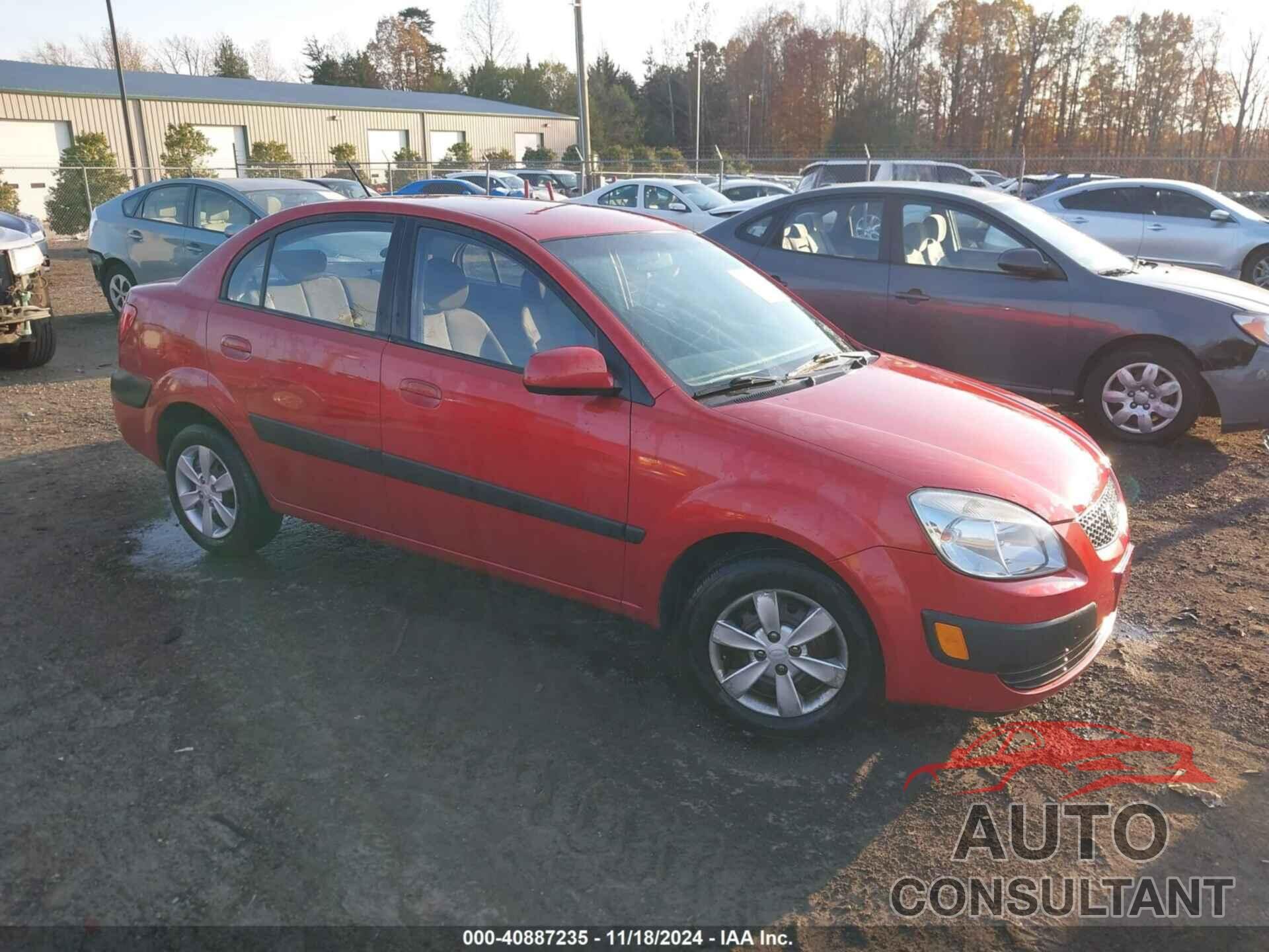 KIA RIO 2009 - KNADE223596500782