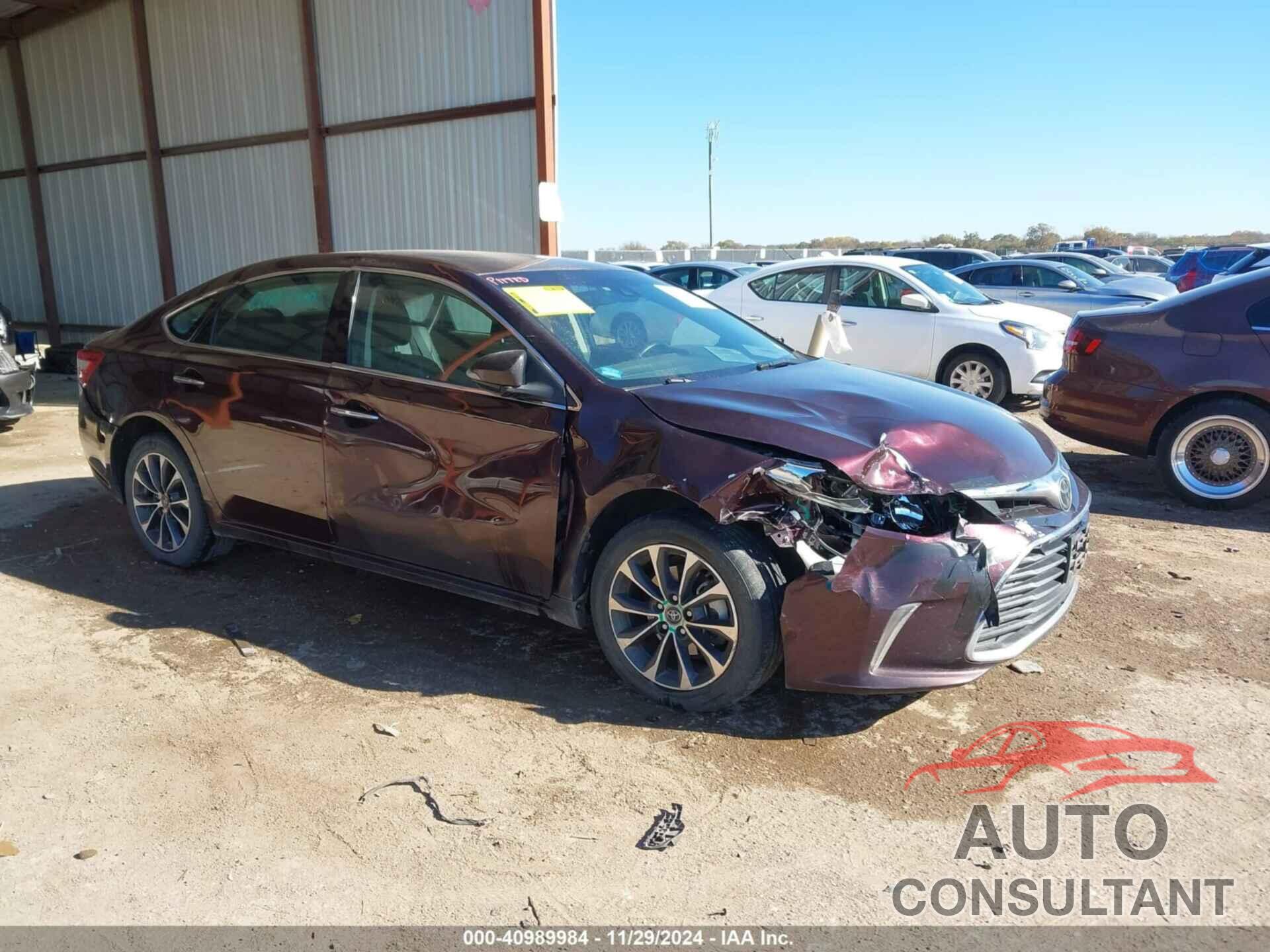 TOYOTA AVALON 2018 - 4T1BK1EB5JU284637