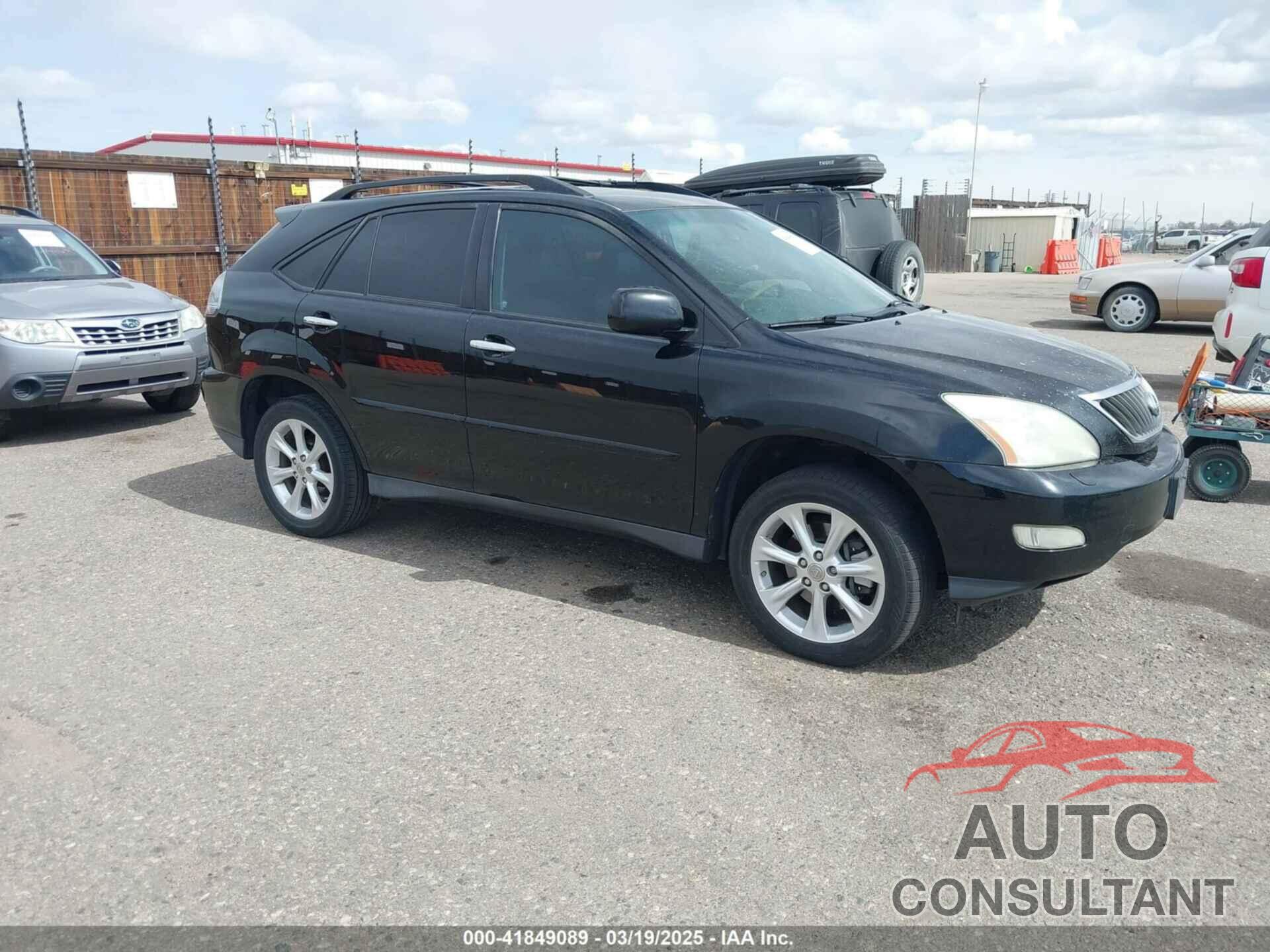 LEXUS RX 350 2009 - 2T2GK31U79C064613