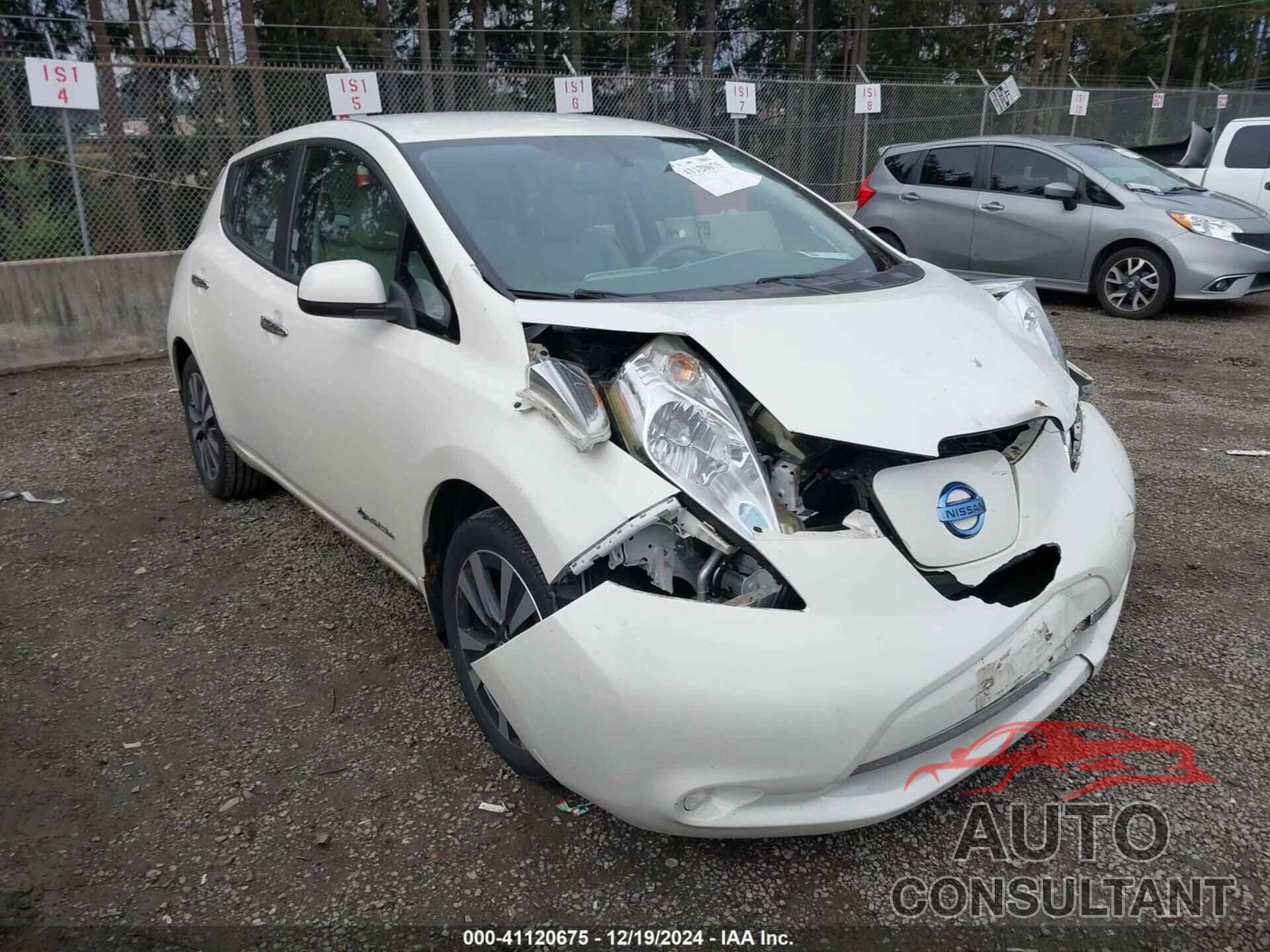 NISSAN LEAF 2016 - 1N4BZ0CP5GC306794
