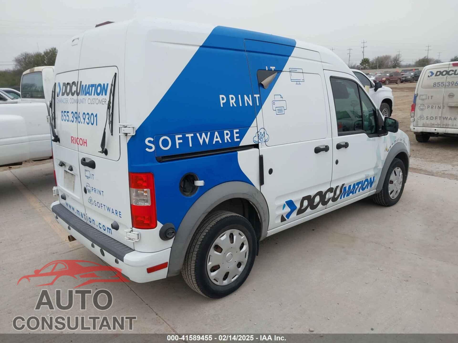 FORD TRANSIT CONNECT 2012 - NM0LS6BN2CT098564