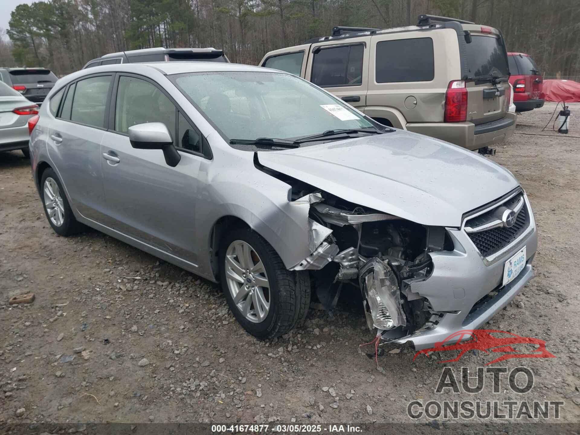 SUBARU IMPREZA 2016 - JF1GPAB65G8236727