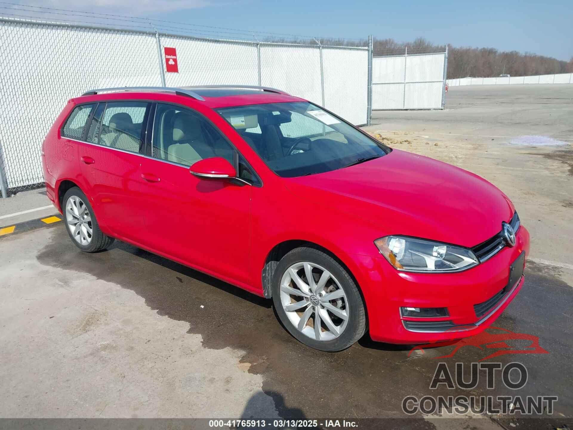 VOLKSWAGEN GOLF SPORTWAGEN 2017 - 3VWC17AU0HM506857