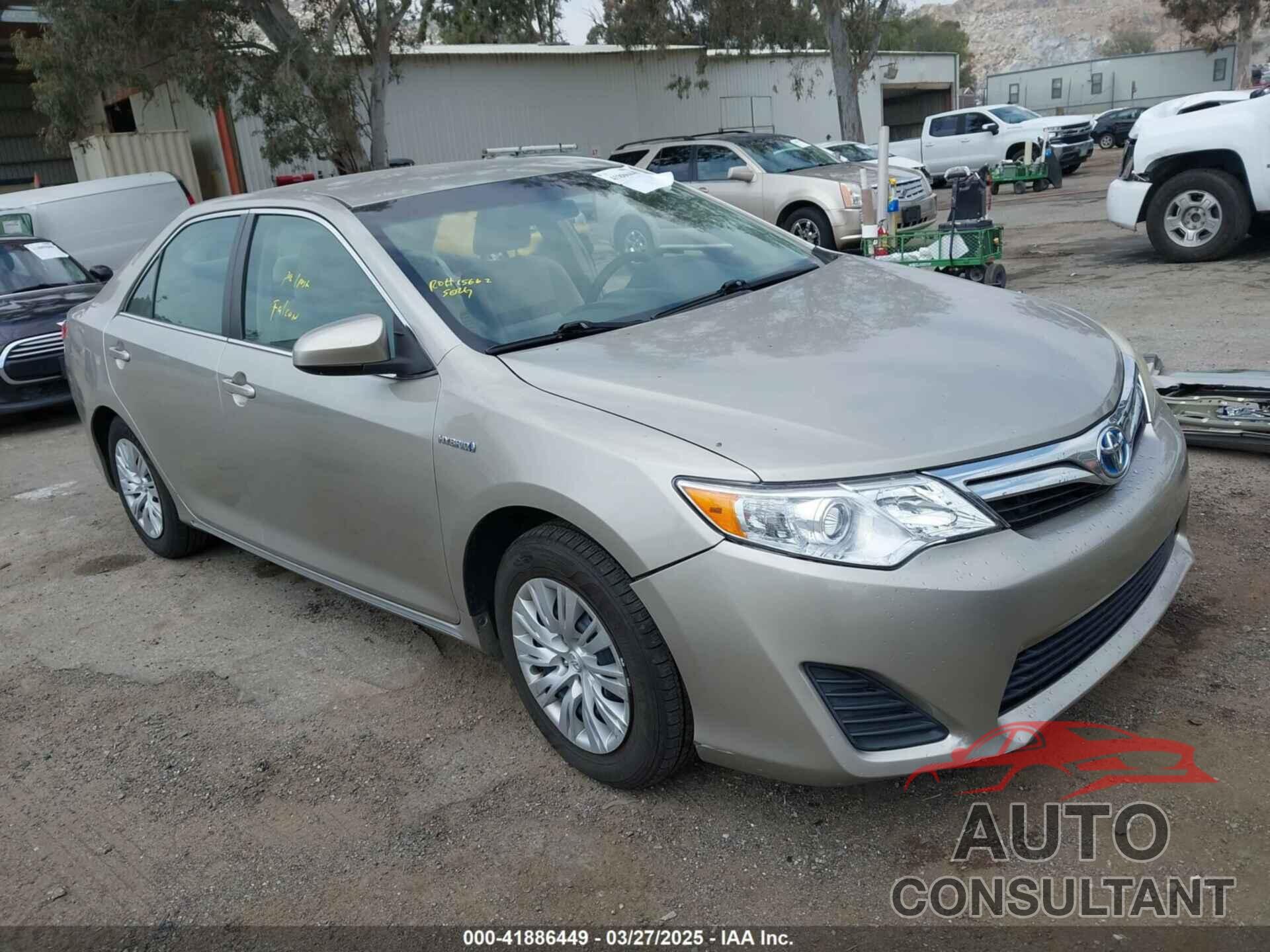 TOYOTA CAMRY HYBRID 2013 - 4T1BD1FK7DU076272
